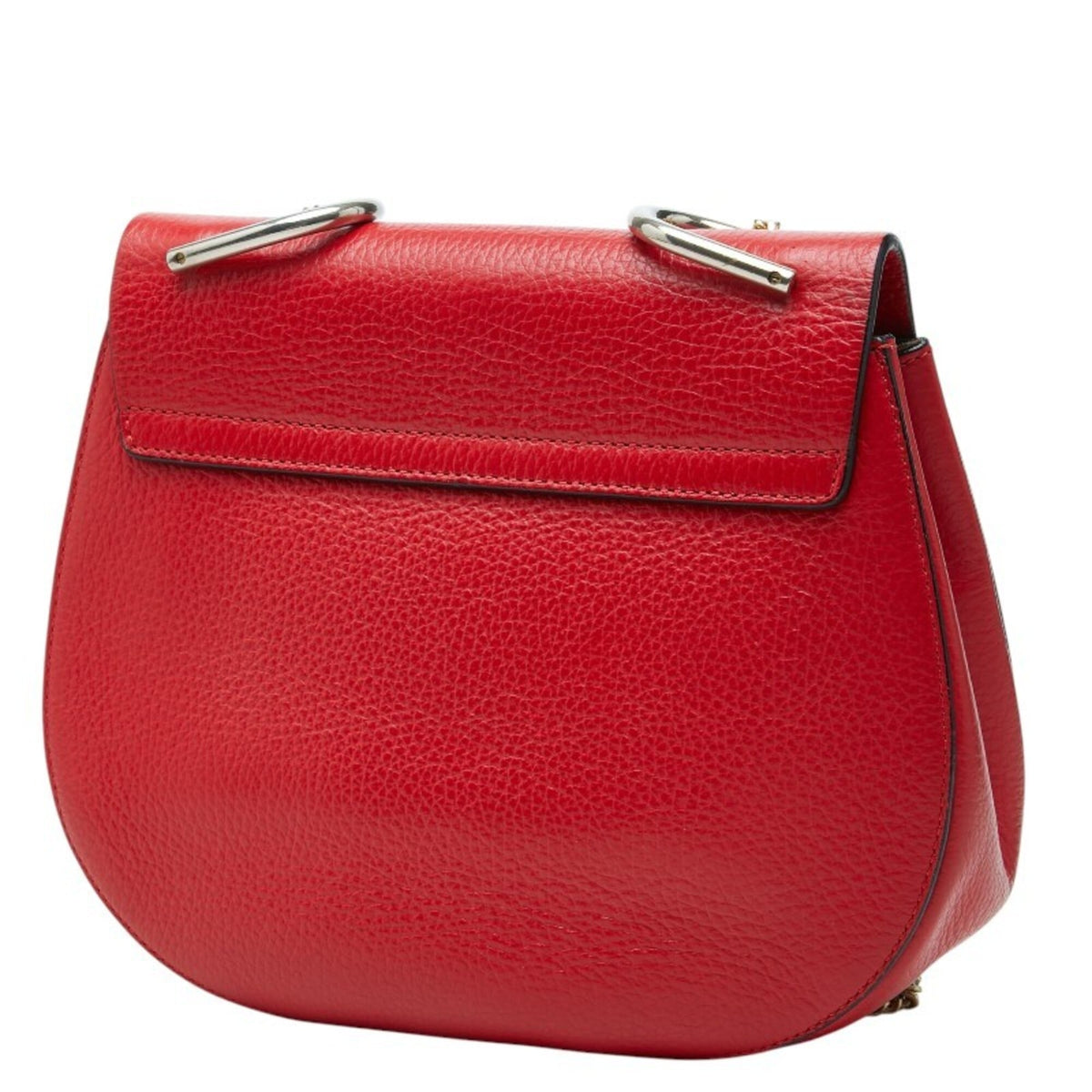 Chloé Red Color Leather Shoulder Bag (Pre-Owned)