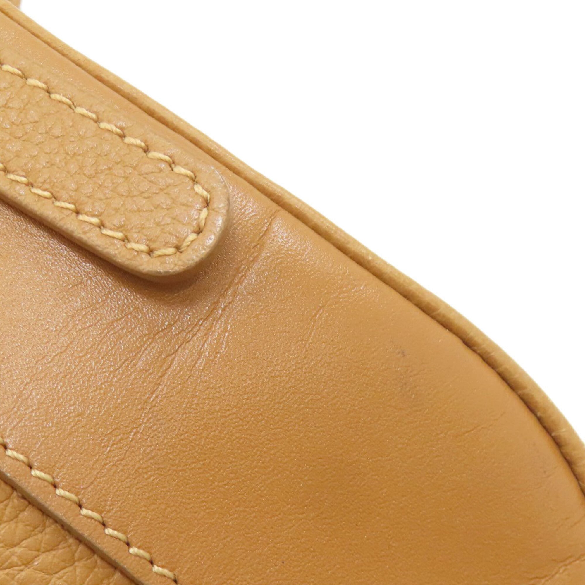 Longchamp Beige Leather Shoulder Bag (Pre-Owned)