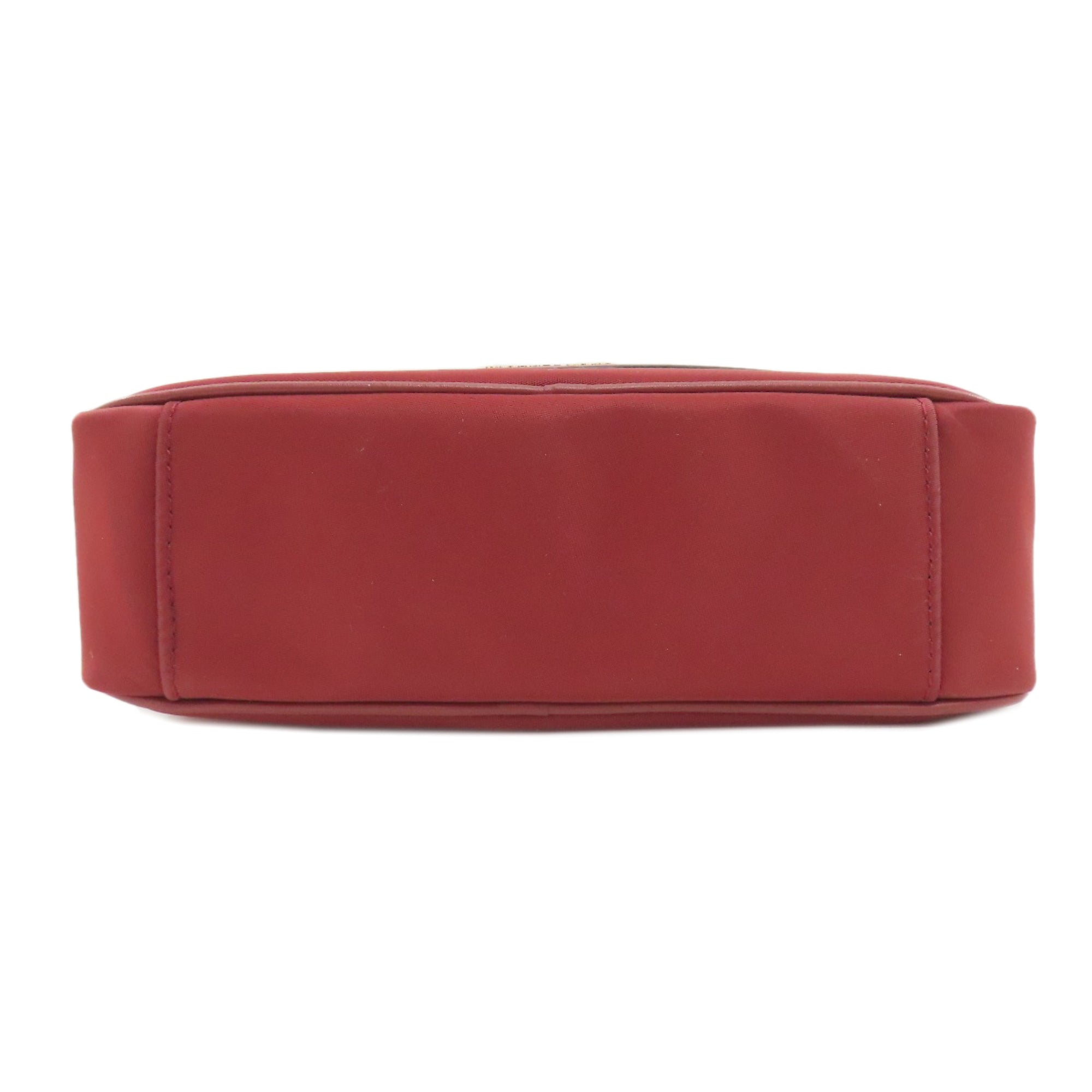 Michael Kors Red Color Nylon Shoulder Bag (Pre-Owned)