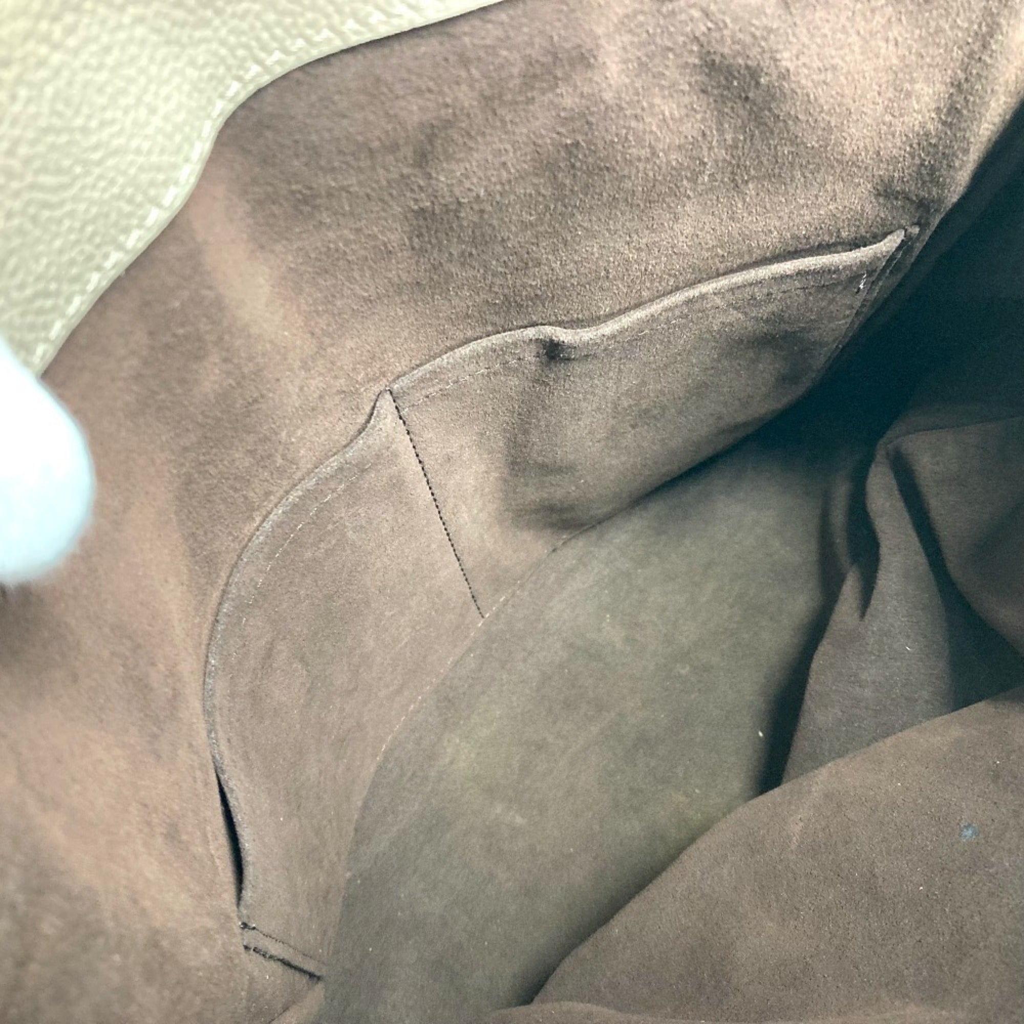 Louis Vuitton Beige Monogram Shoulder Bag Tote Bag (Pre-Owned)