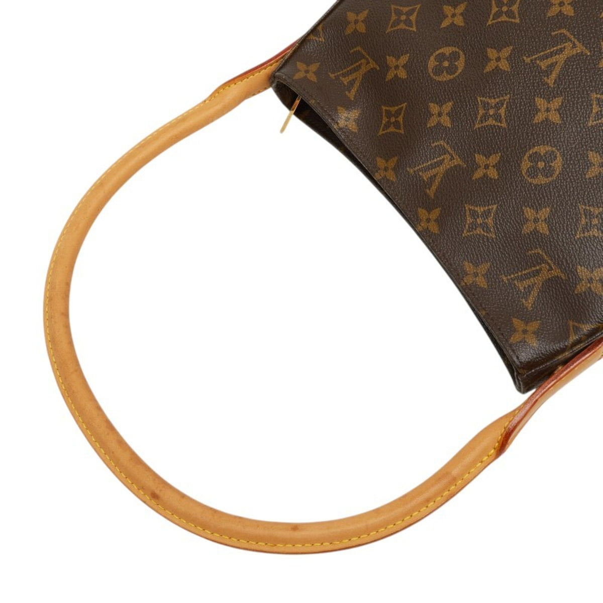 Louis Vuitton Monogram Brown Pvc Leather Handbag Shoulder Bag (Pre-Owned)