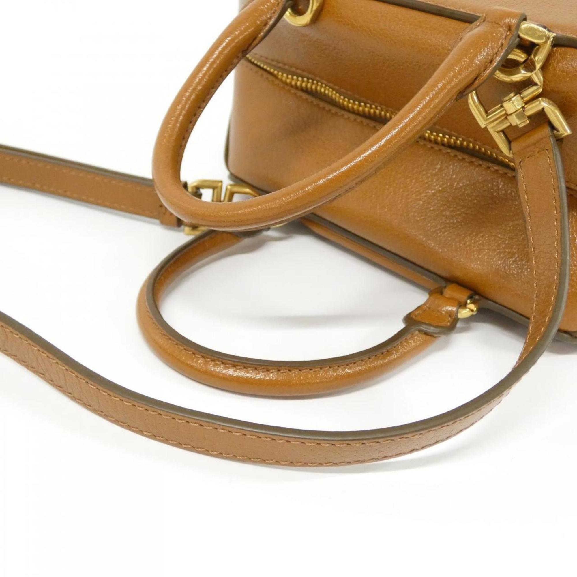 Givenchy Gold Leather Handbag (Pre-Owned)