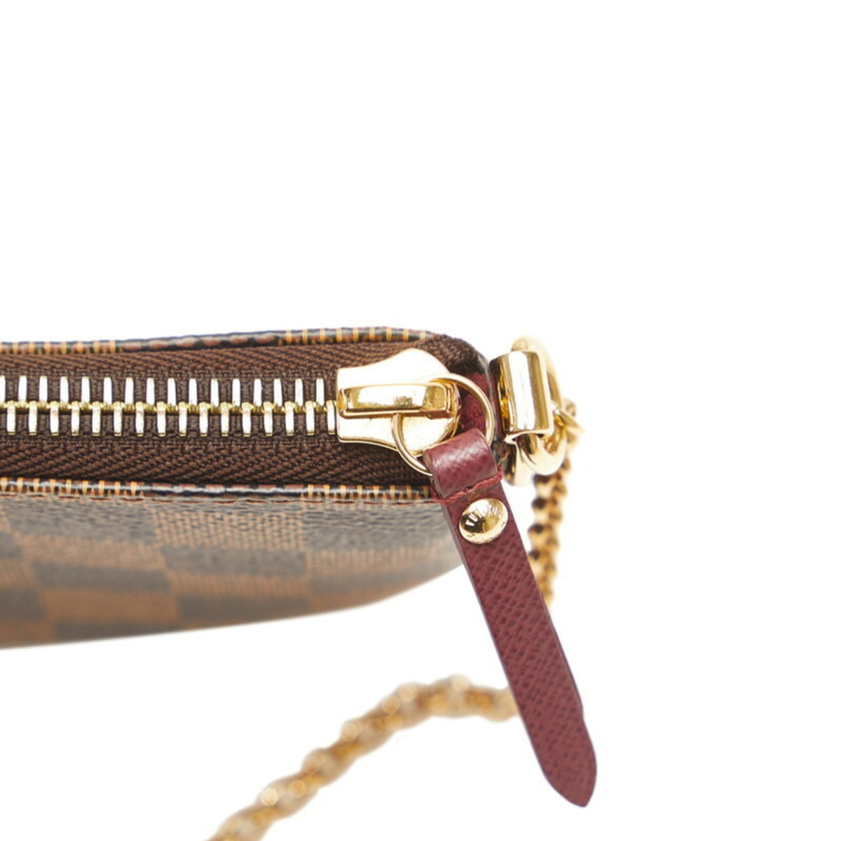 Louis Vuitton Brown Pvc Leather Pochette Pouch (Pre-Owned)