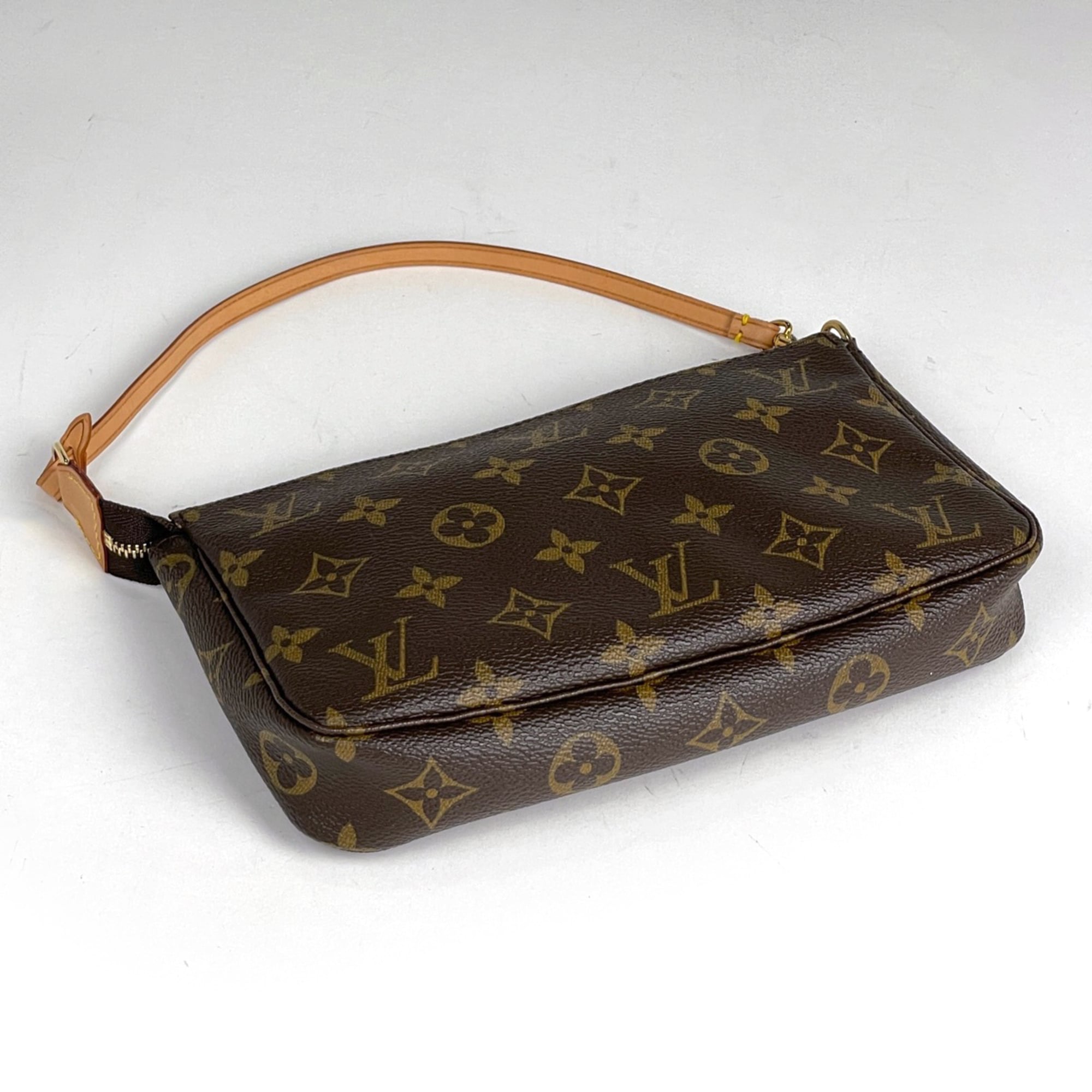 Louis Vuitton Brown Monogram Pochette Pouch (Pre-Owned)