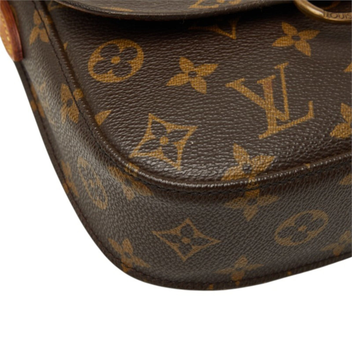 Louis Vuitton Brown Pvc Leather Shoulder Bag (Pre-Owned)