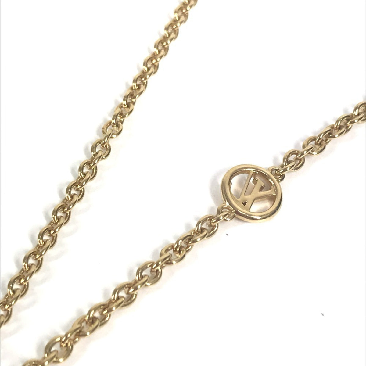 Louis Vuitton Gold Multi-Color Metal Necklace (Pre-Owned)
