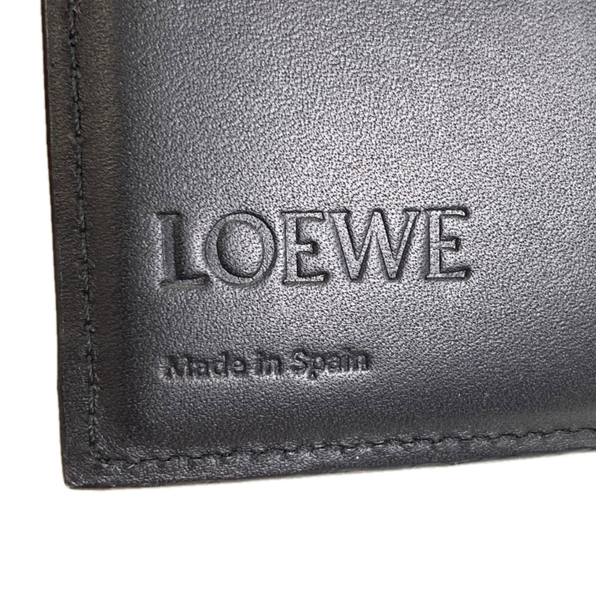 Loewe Black Leather Wallet (Tri-Fold) (Pre-Owned)