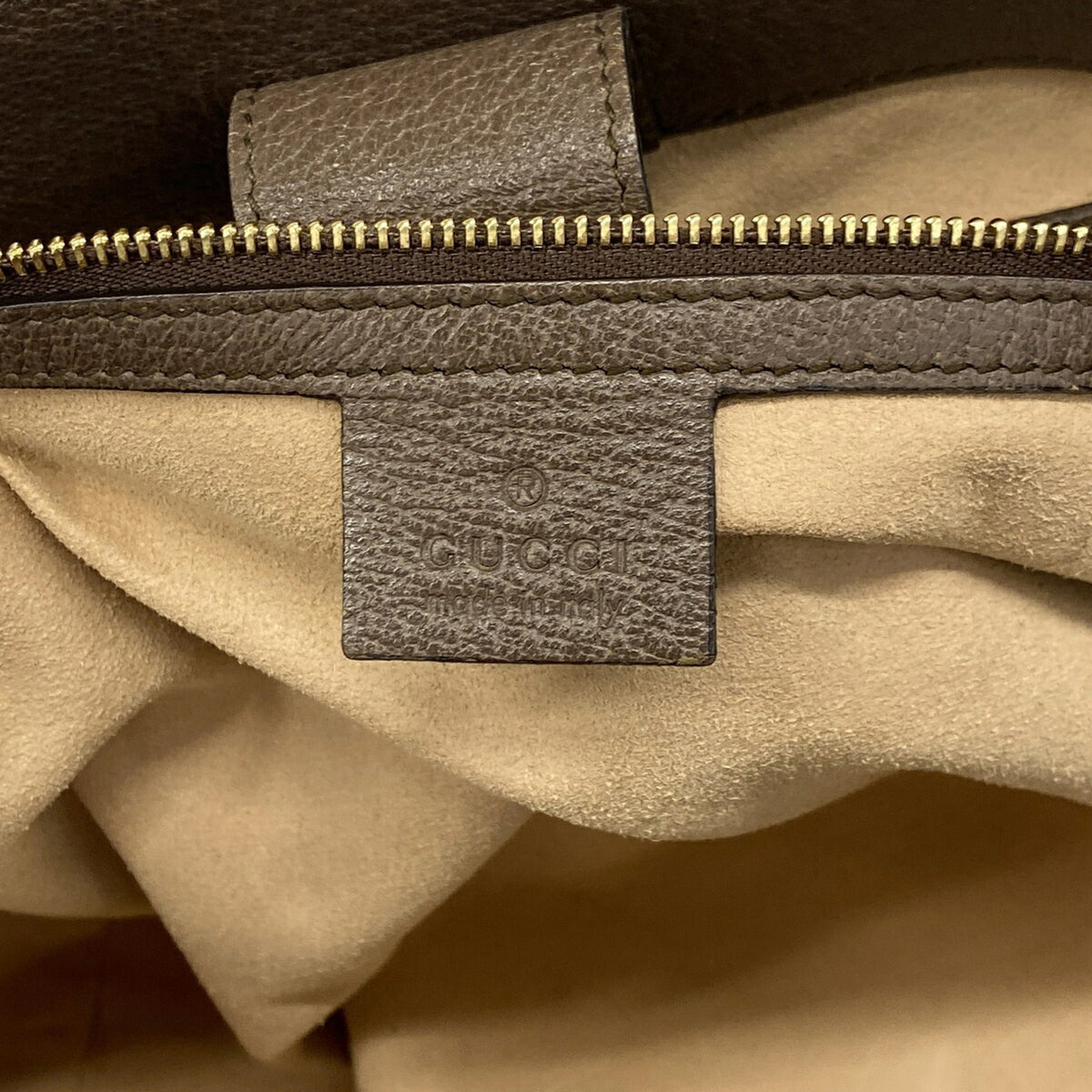 Gucci Beige Brown Pvc Tote Bag (Pre-Owned)
