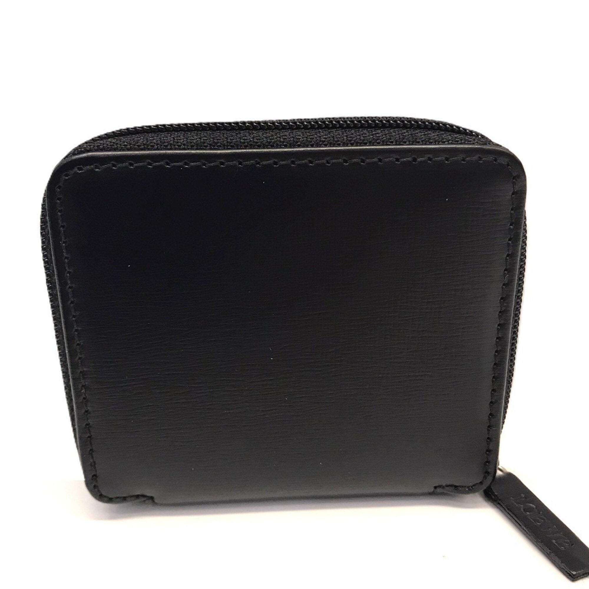 Loewe Black Leather Coin Purse/Coin Case (Pre-Owned)