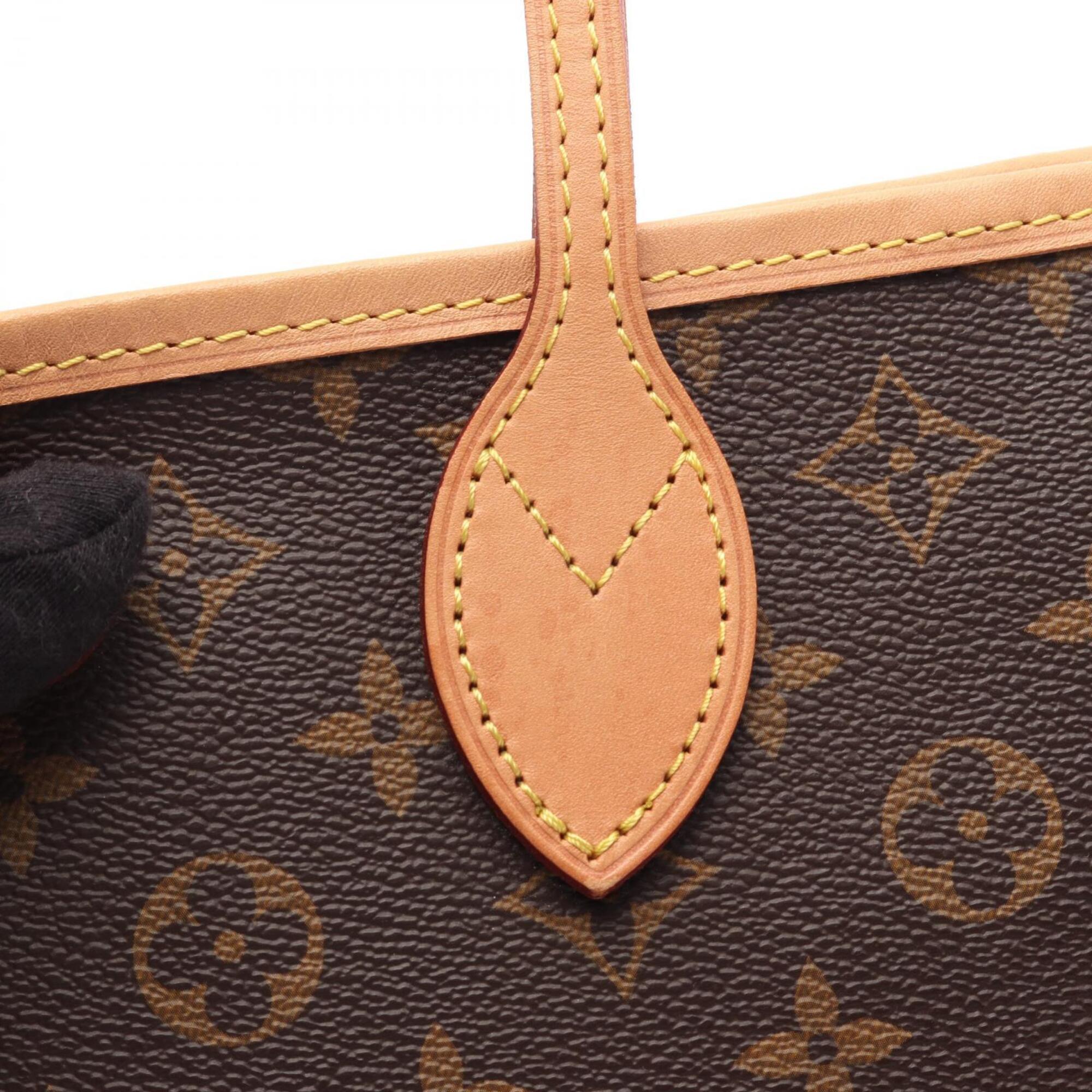 Louis Vuitton Brown Coated Canvas Pvc Monogram Leather Handbag Tote Bag (Pre-Owned)