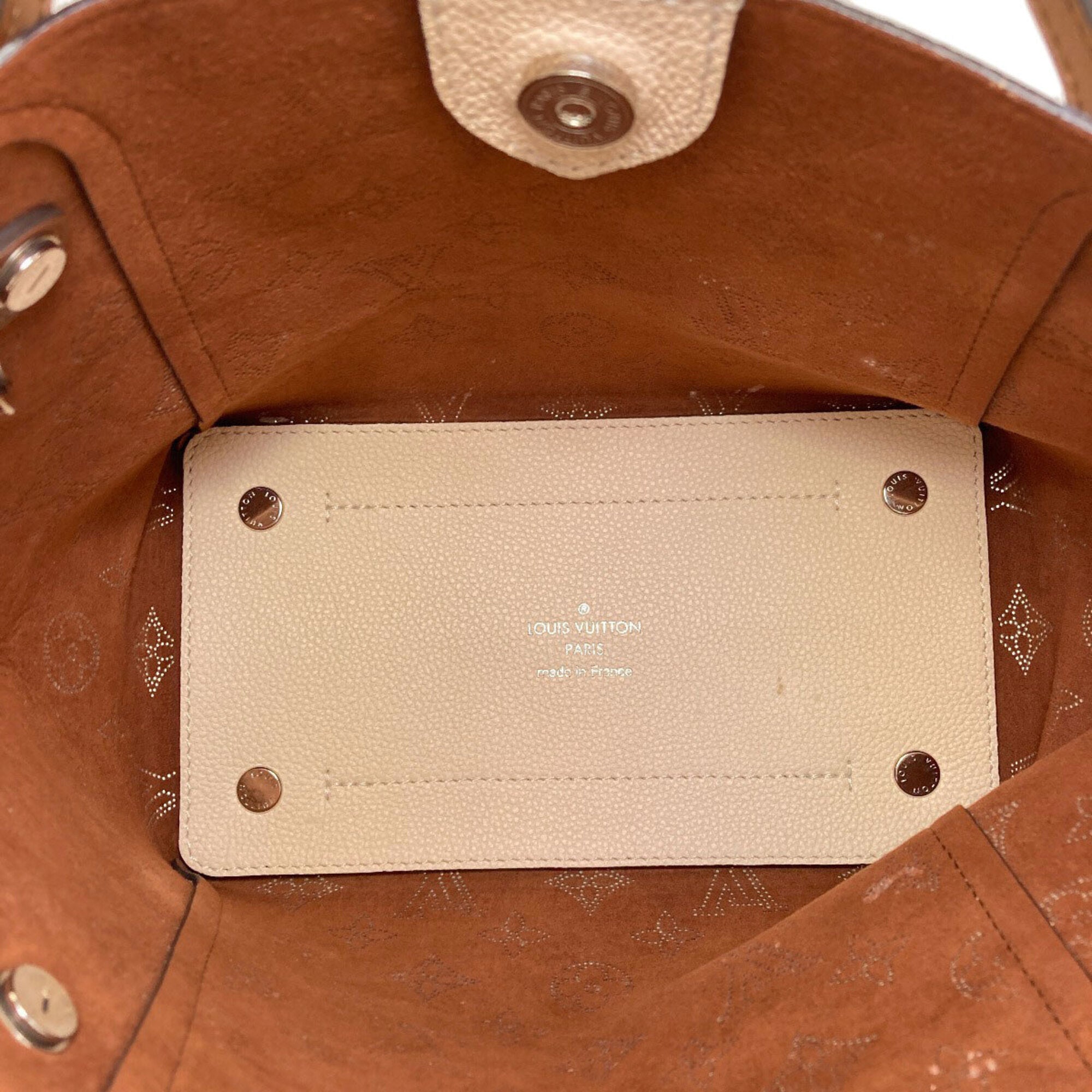 Louis Vuitton Mahina Mahina Leather Handbag (Pre-Owned)