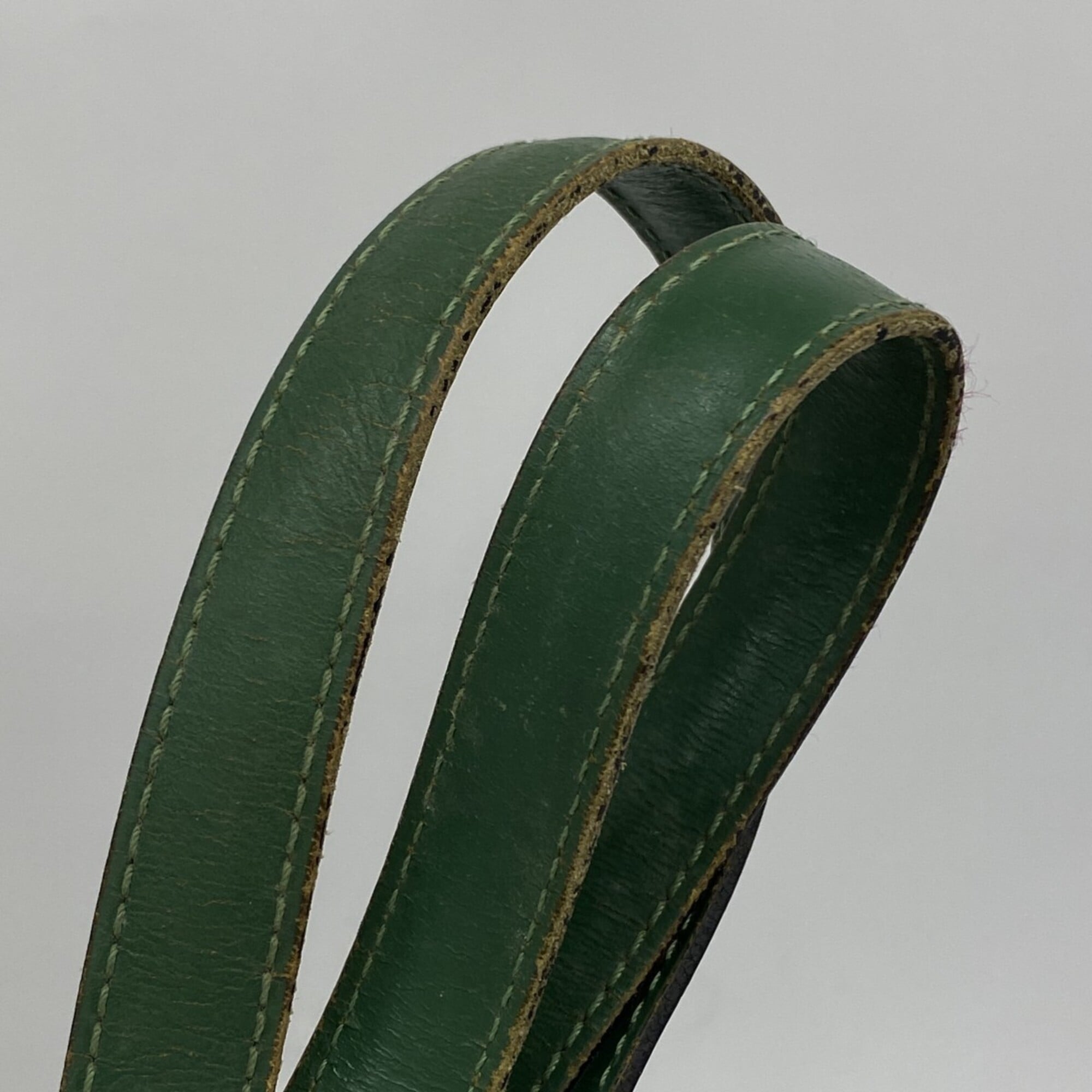 Louis Vuitton Borneo Green Shoulder Bag (Pre-Owned)