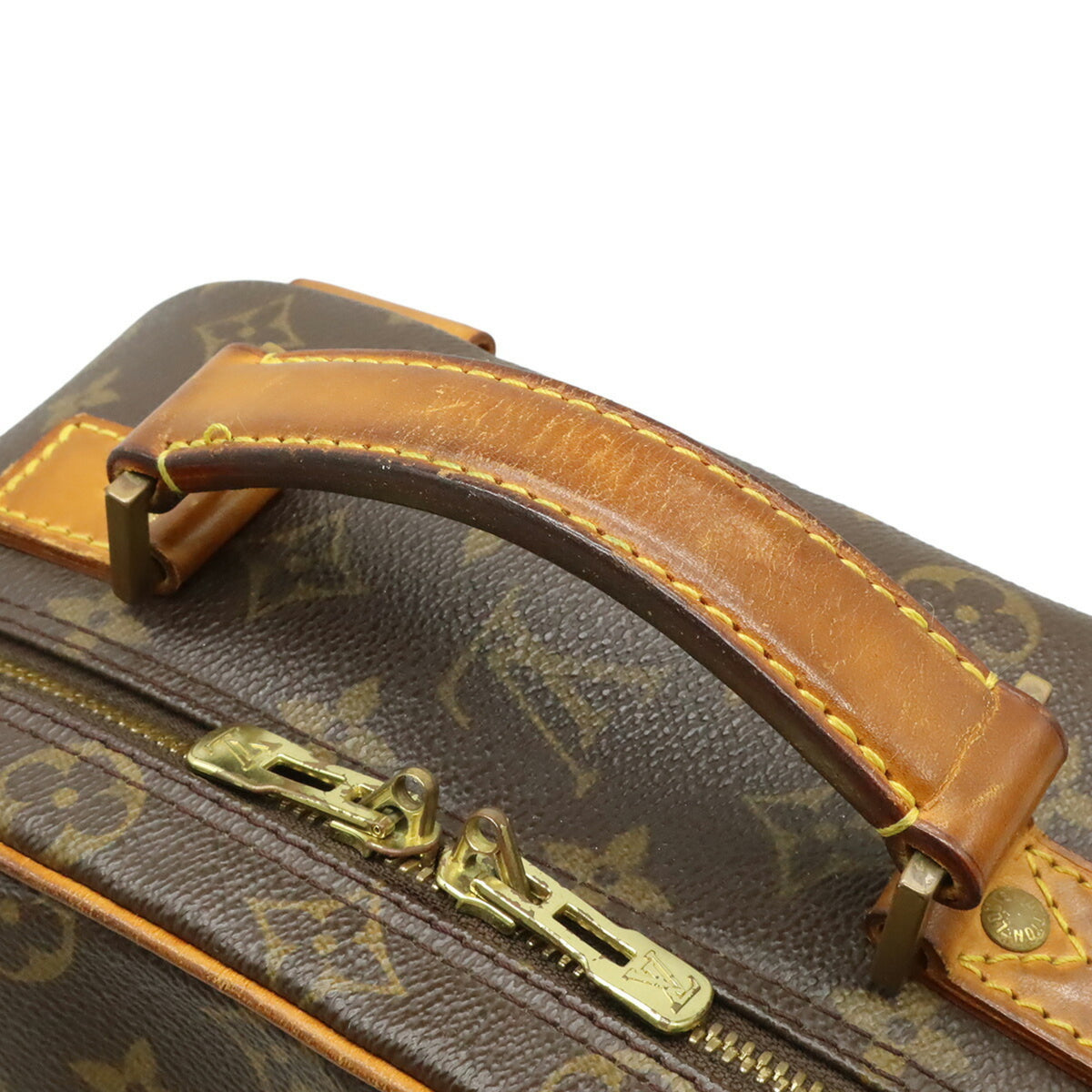 Louis Vuitton Brown Monogram Monogram Canvas Coated Canvas Handbag Shoulder Bag (Pre-Owned)