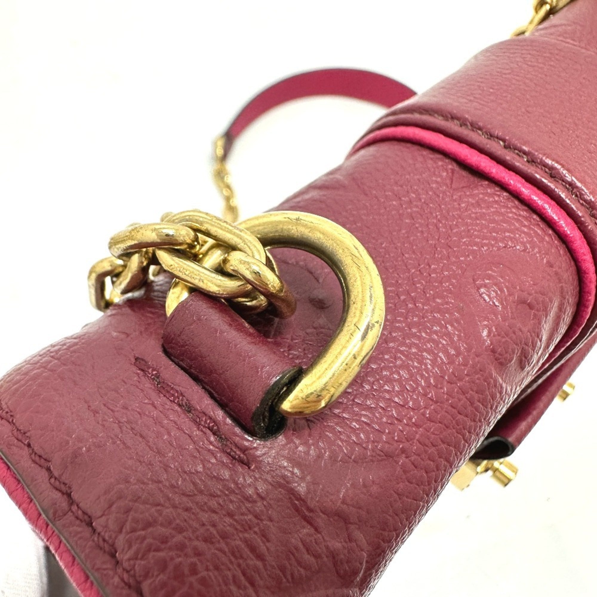 Louis Vuitton Red Color Monogram Empreinte Pochette Shoulder Bag (Pre-Owned)