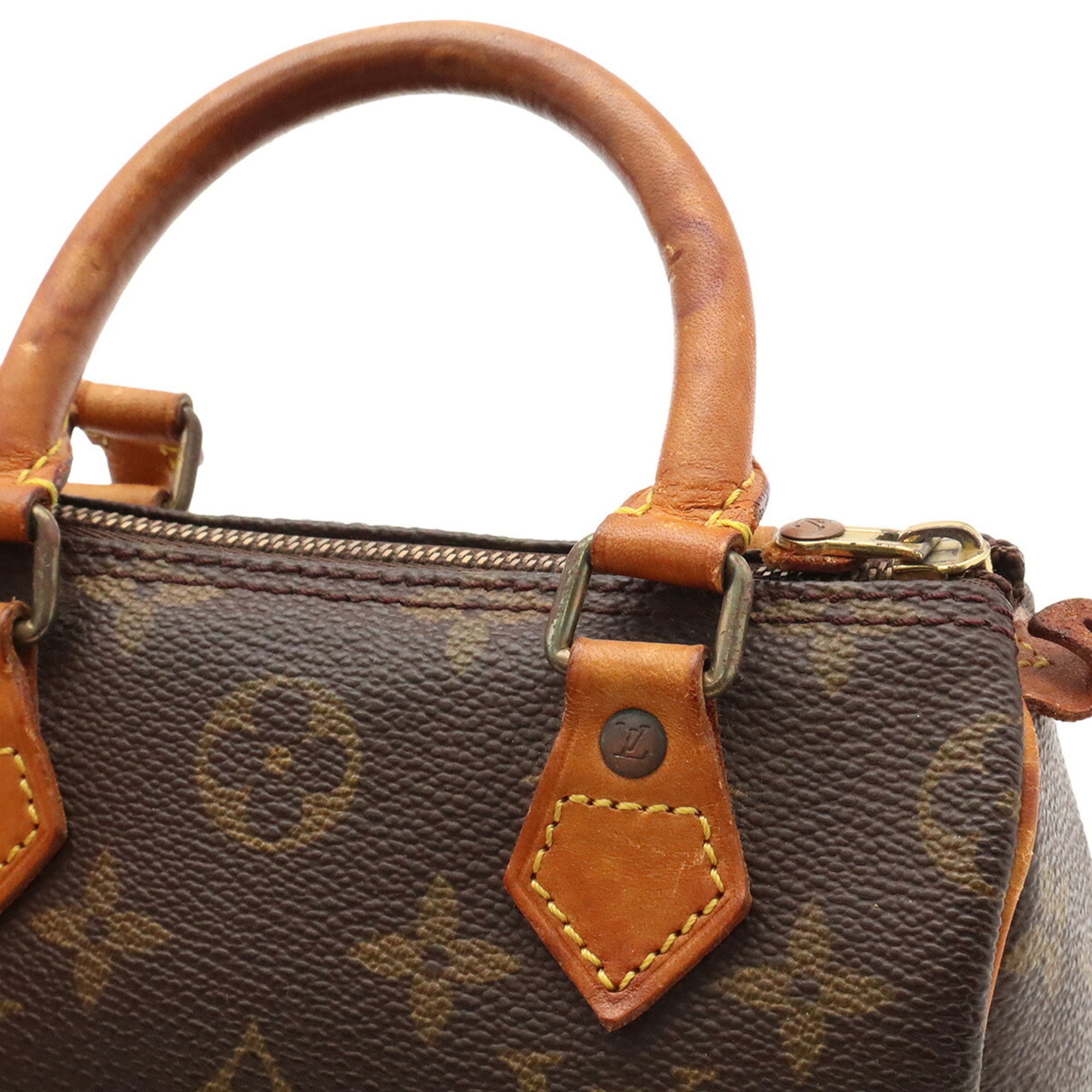 Louis Vuitton Brown Monogram Mini Handbag Pouch (Pre-Owned)