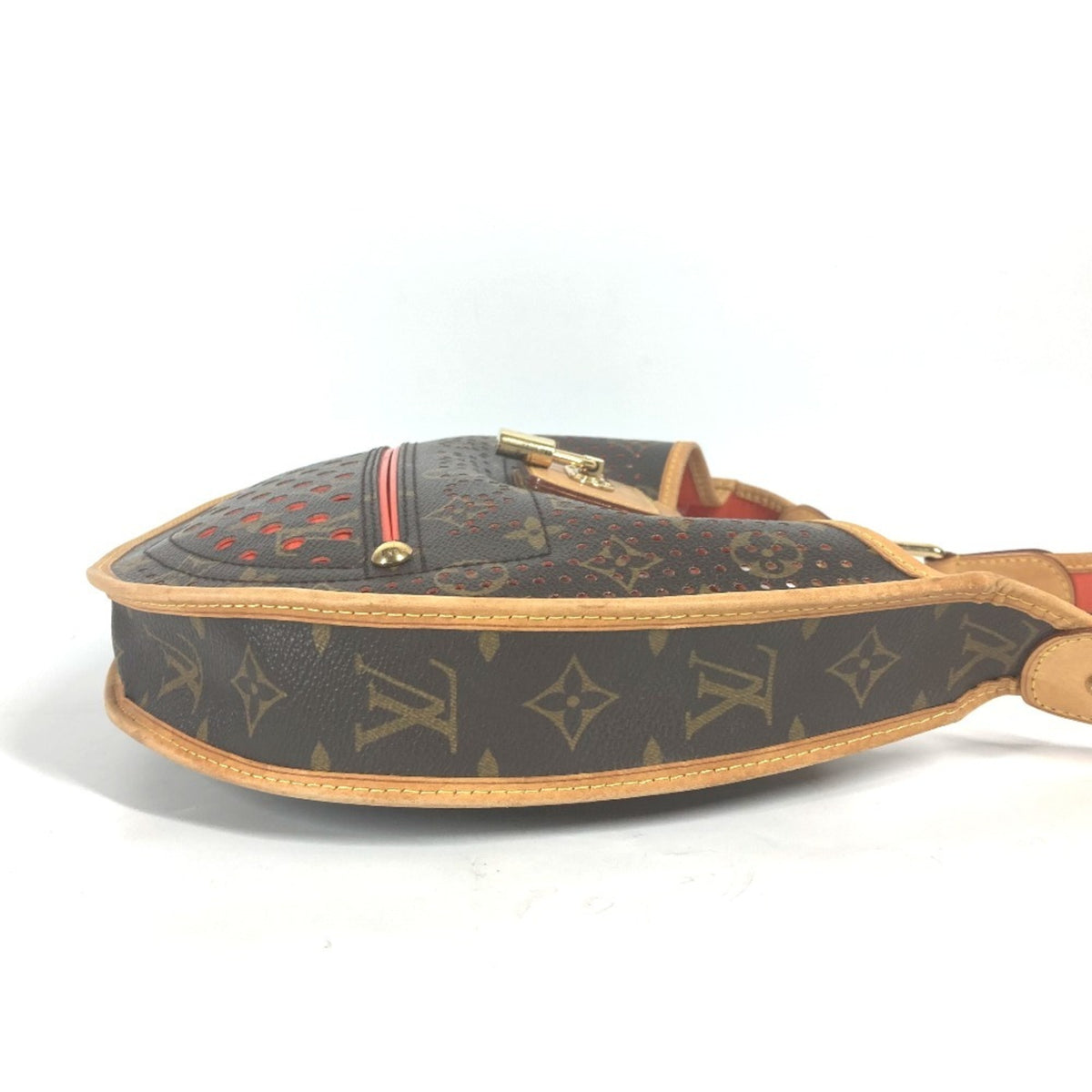 Louis Vuitton Brown Orange Monogram Shoulder Bag (Pre-Owned)