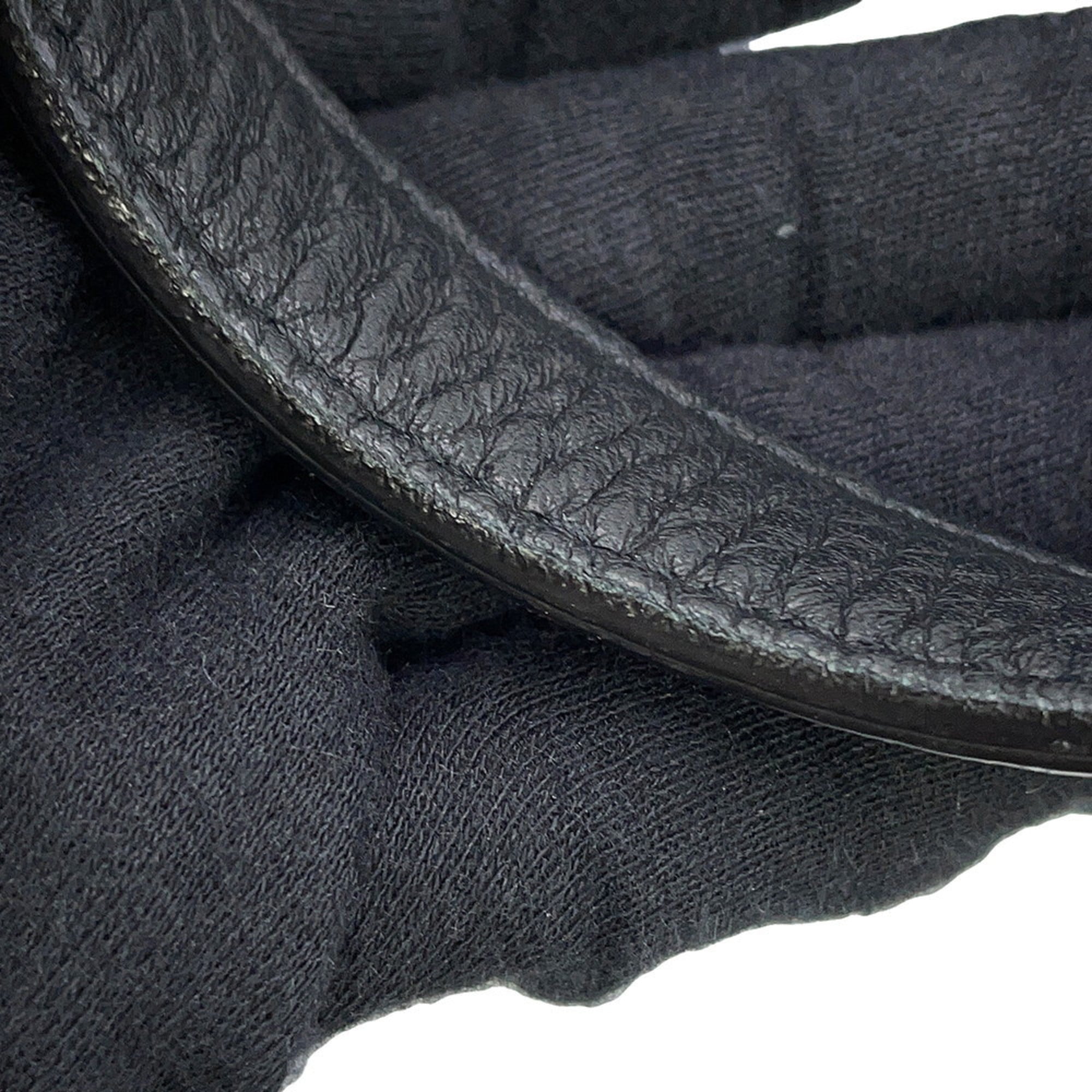 Salvatore Ferragamo Black Canvas Handbag Tote Bag (Pre-Owned)
