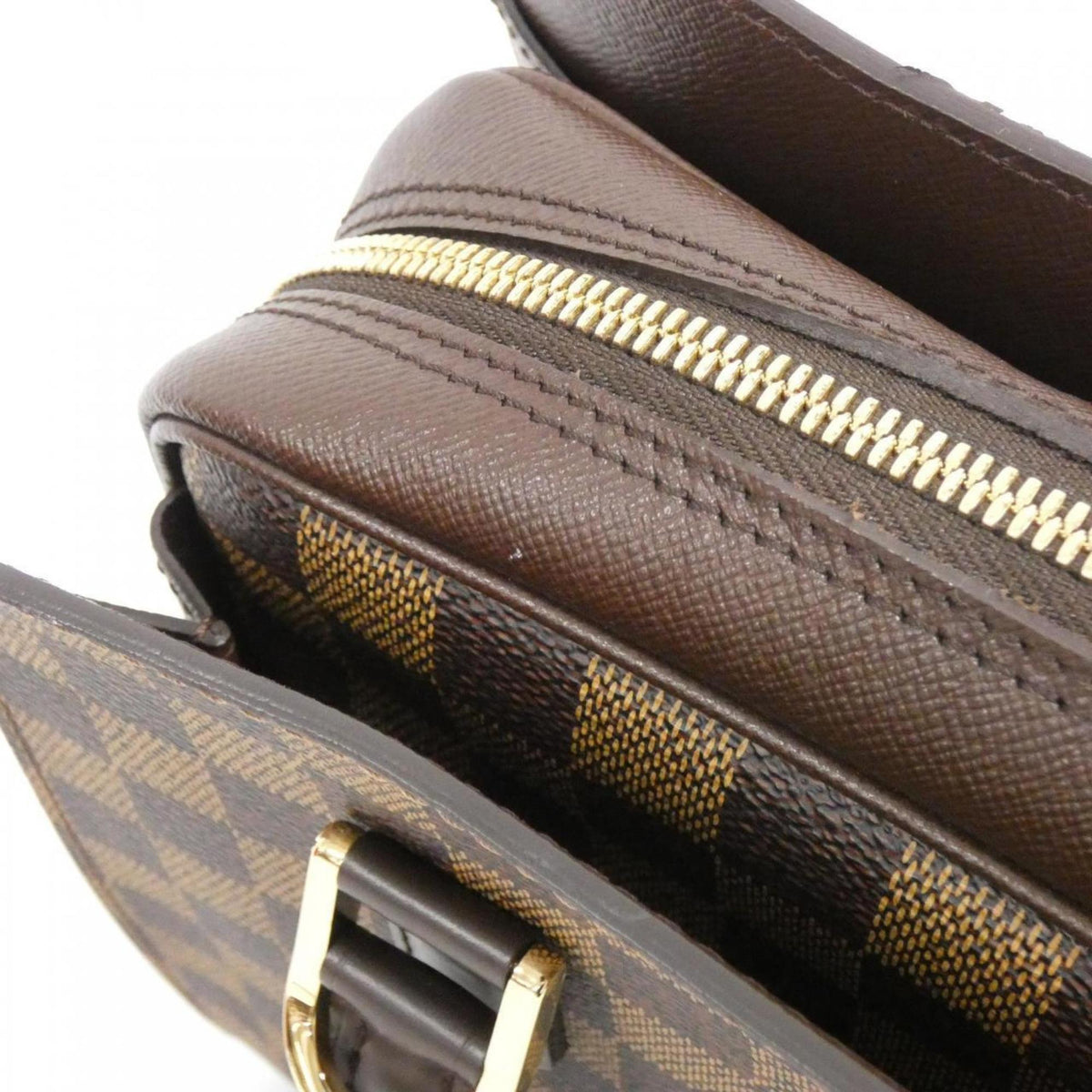 Louis Vuitton Brown Coated Canvas Handbag (Pre-Owned)