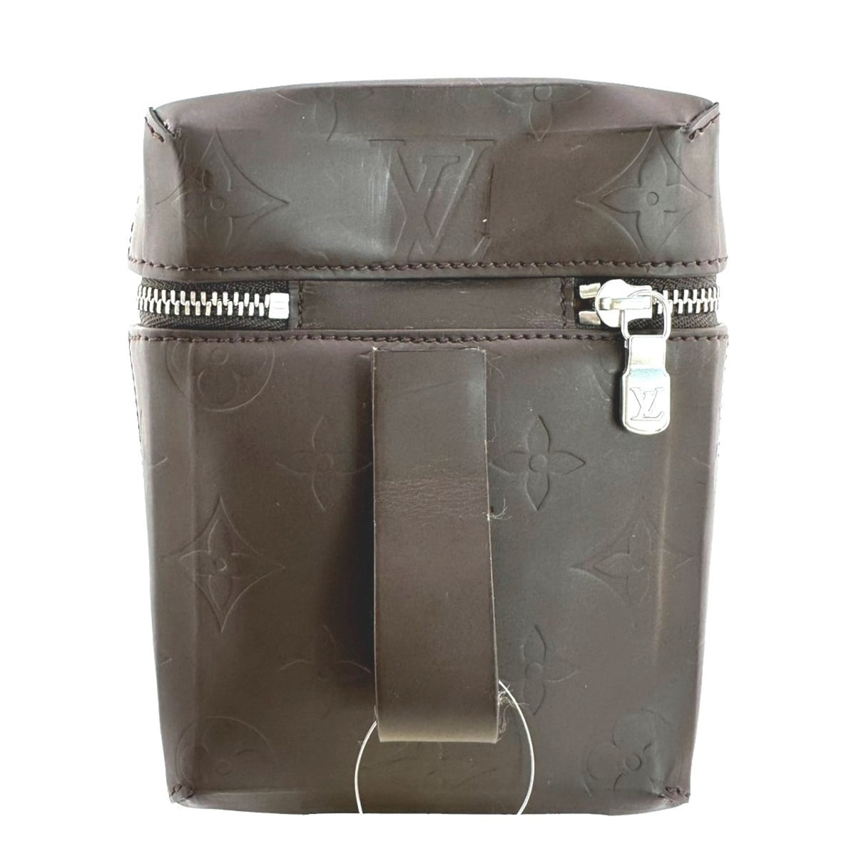 Louis Vuitton Brown Leather Pouch (Pre-Owned)