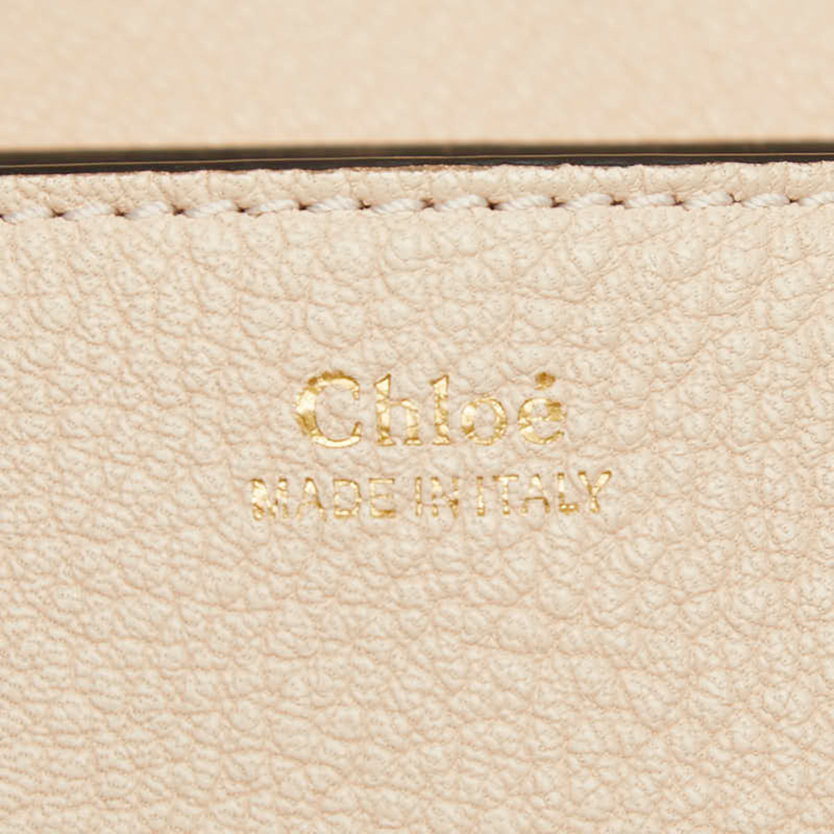 Chloé Beige Pink Leather Shoulder Bag (Pre-Owned)