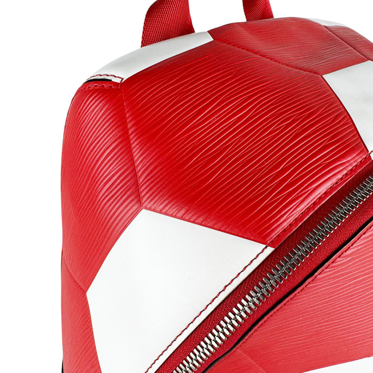 Louis Vuitton Red Color White Epi Leather Backpack (Pre-Owned)