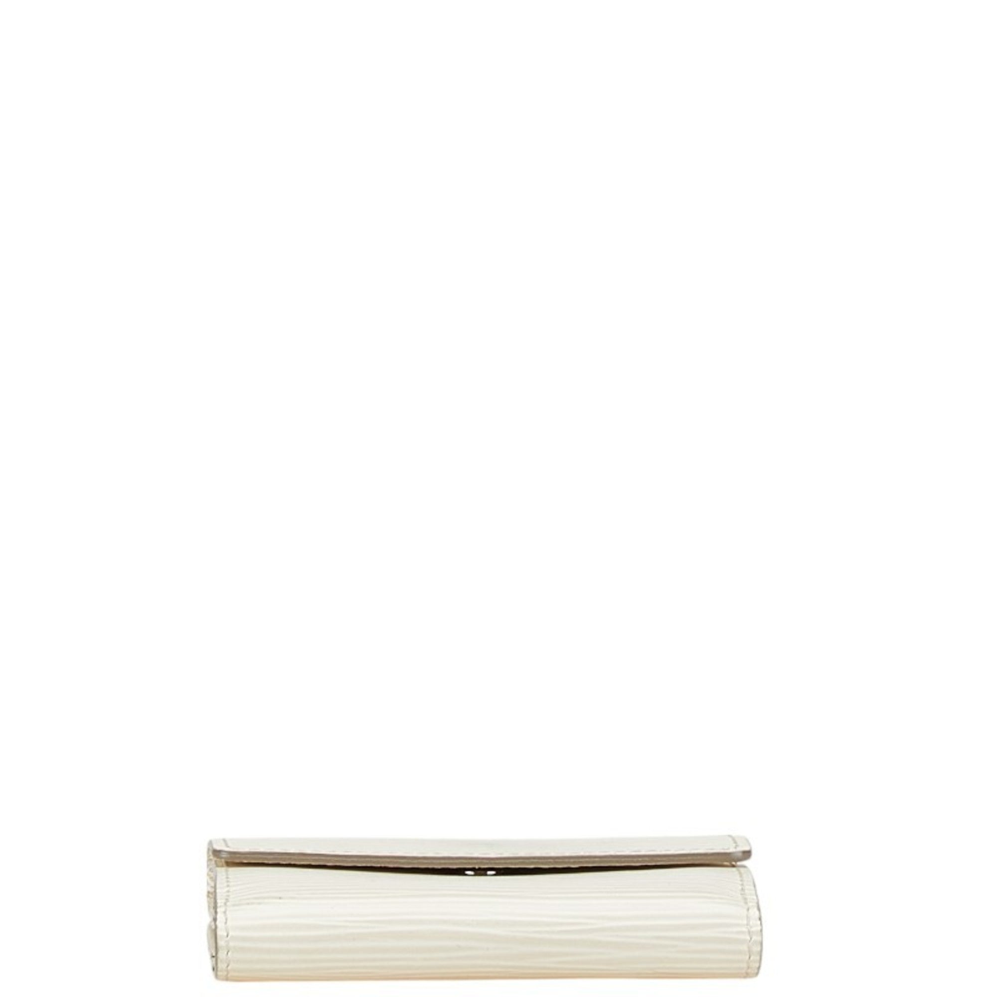 Louis Vuitton Lv Off White White Leather Coin Purse/Coin Case (Pre-Owned)