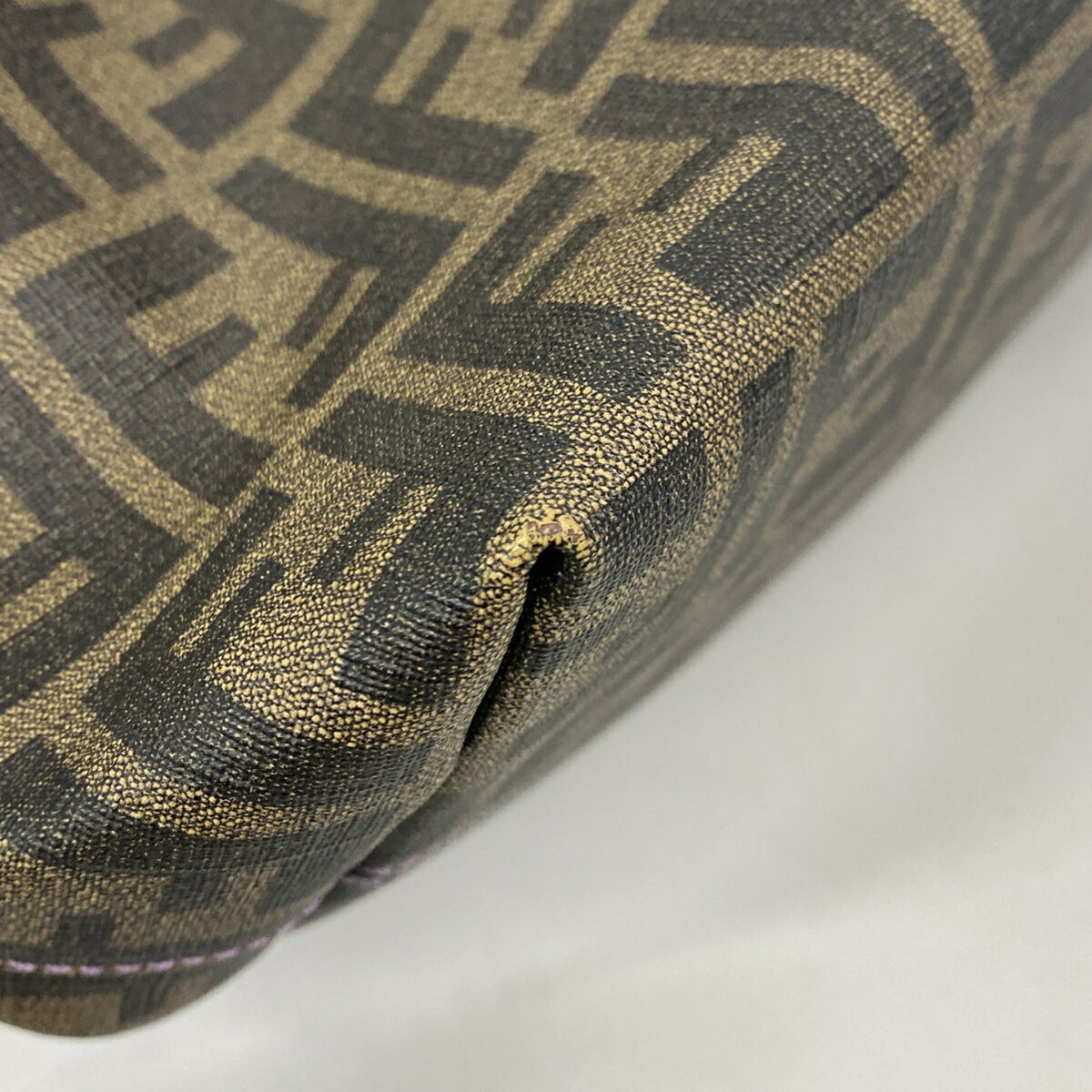 Fendi Brown Pvc Tote Bag (Pre-Owned)
