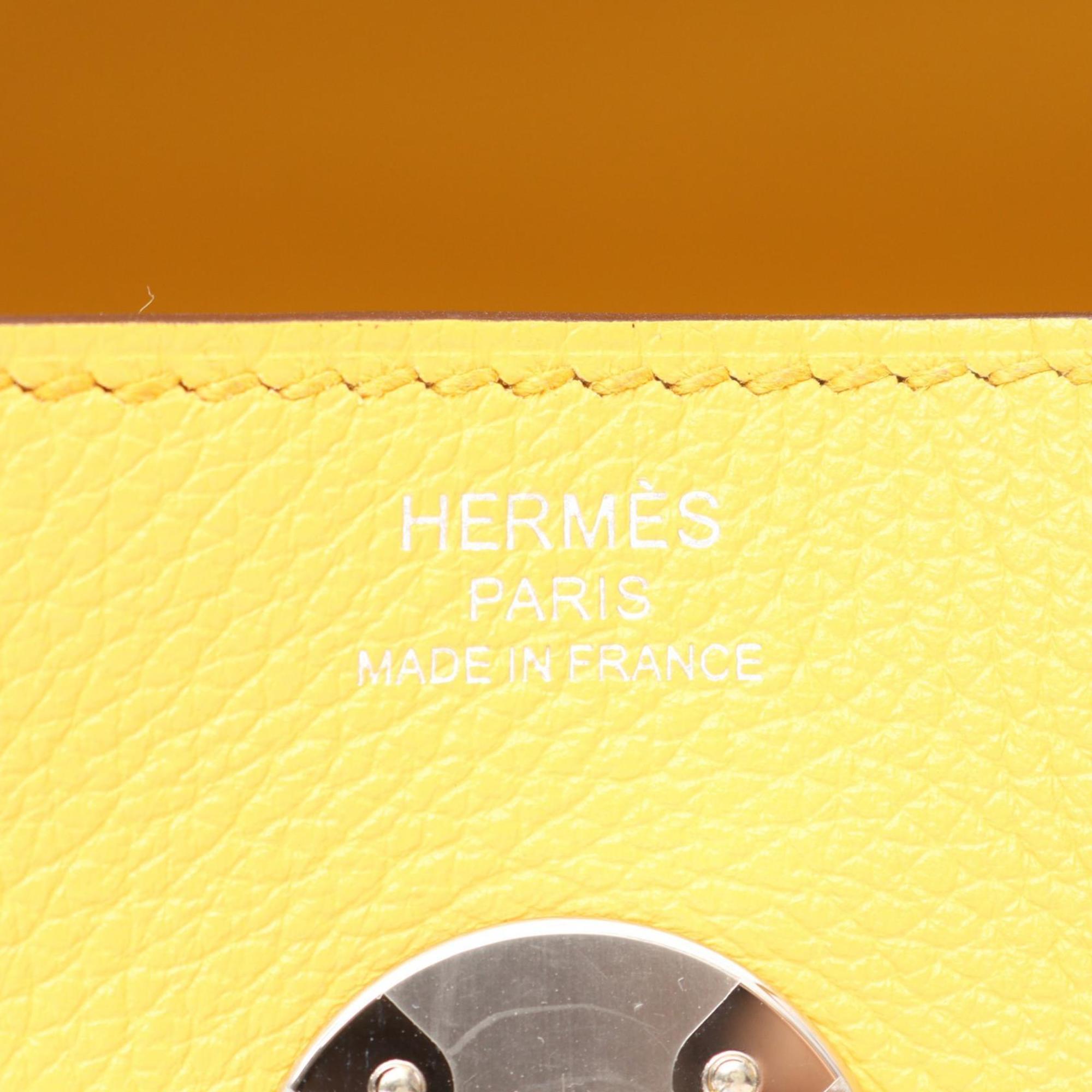 Hermes Yellow Leather Shoulder Bag (Pre-Owned)