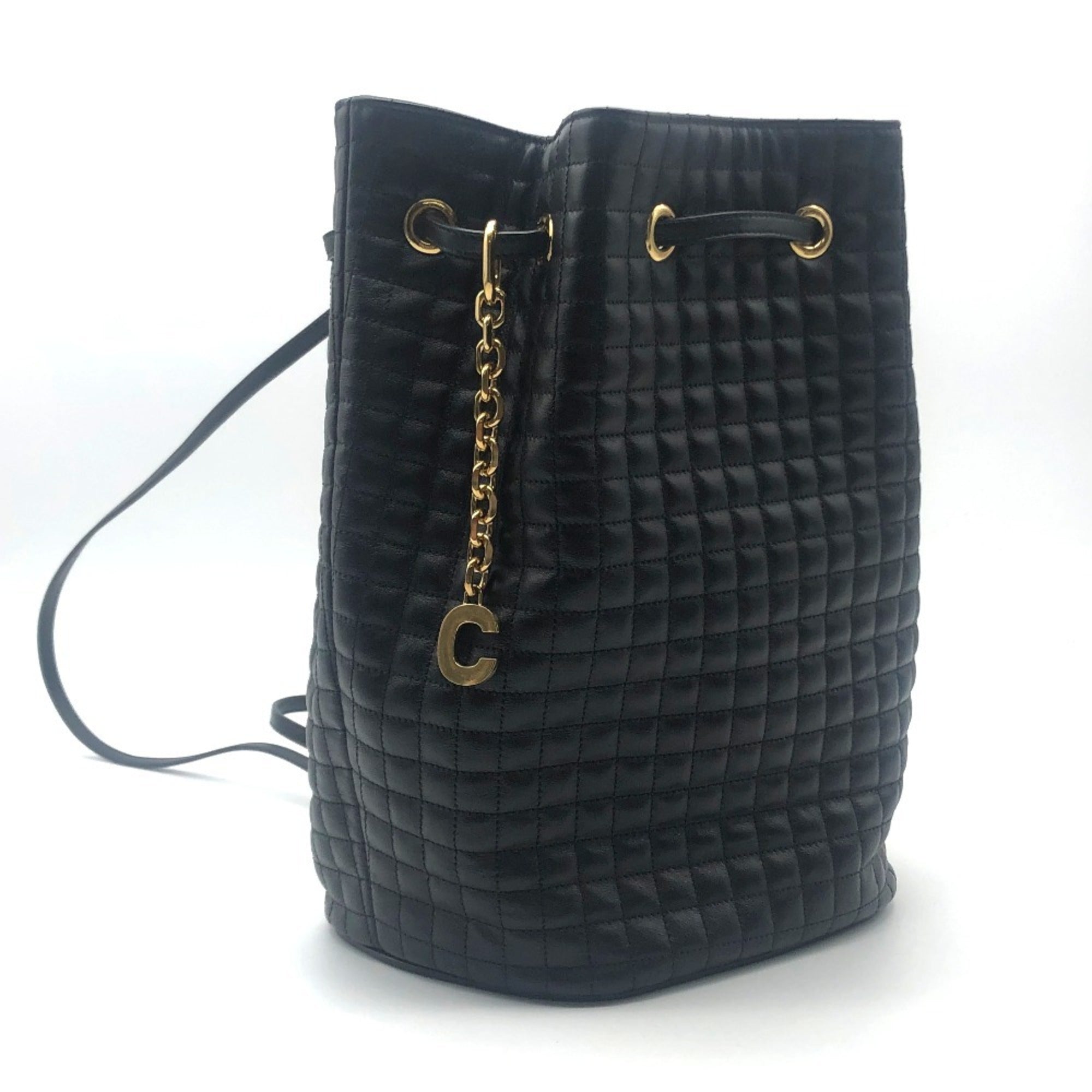 Celine Black Leather Backpack (Pre-Owned)