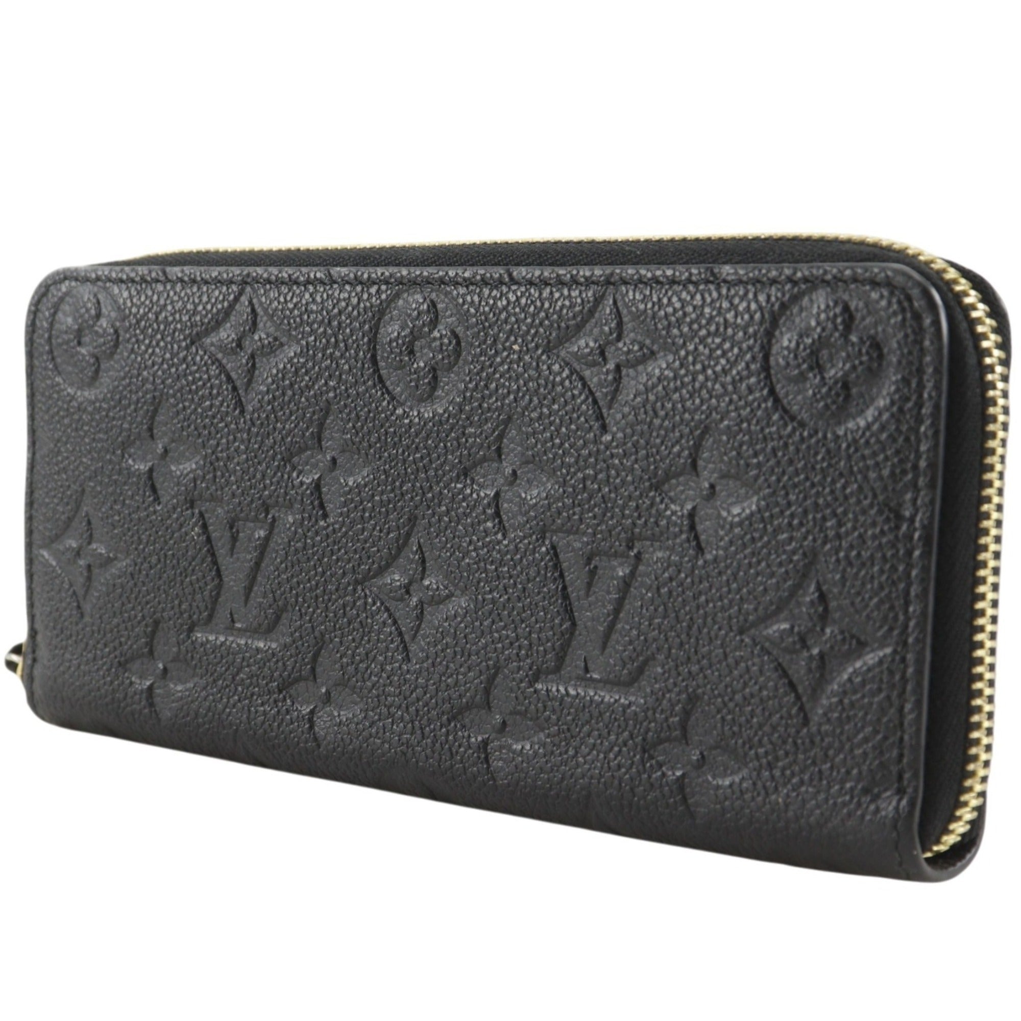 Louis Vuitton Monogram Empreinte Black Noir Monogram Empreinte Long Wallet (Bi-Fold) (Pre-Owned)
