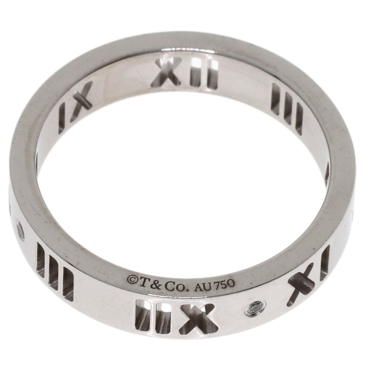 Tiffany White Gold White Gold (18K) Band Ring (Pre-Owned)