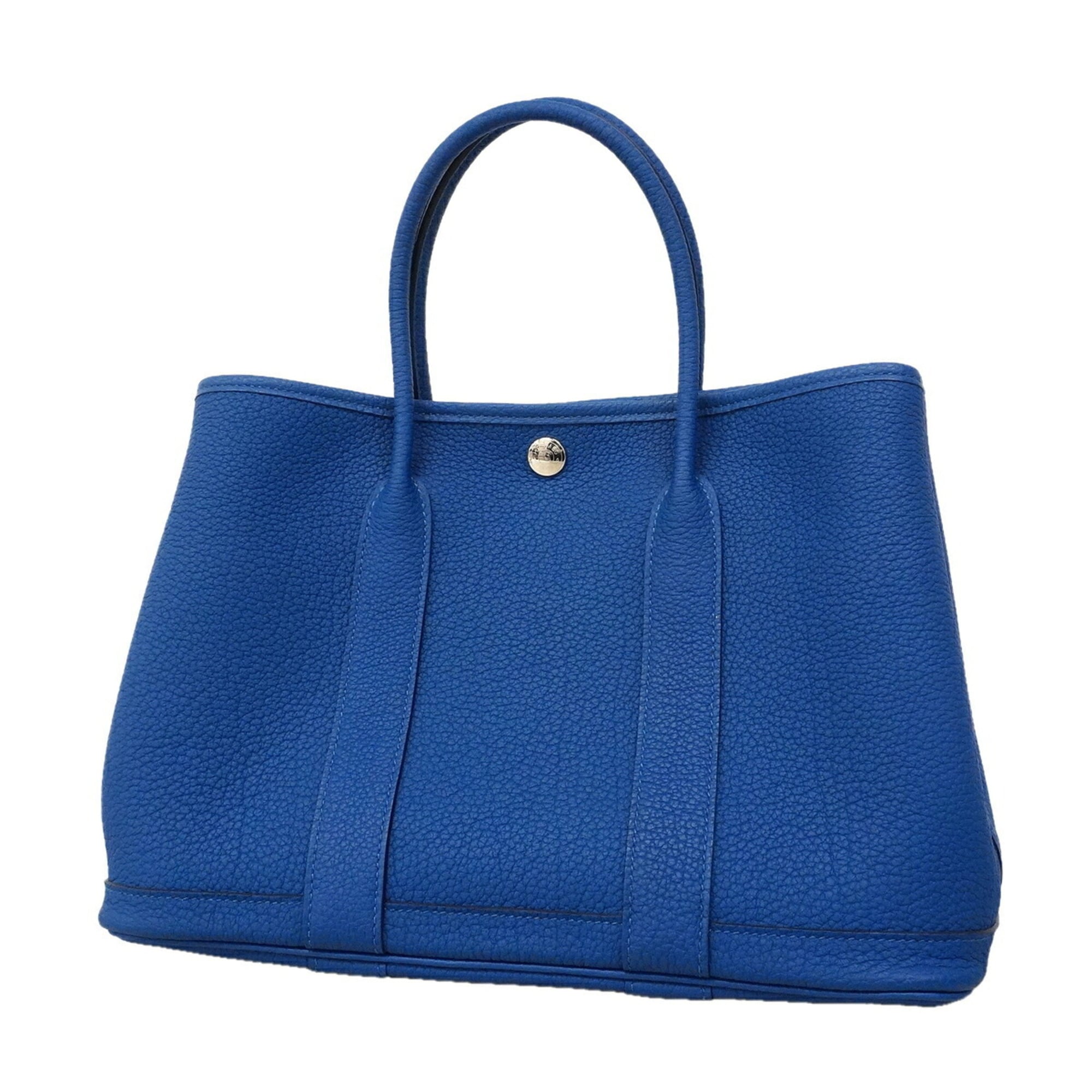 Hermes Blue Negonda Leather Tote Bag (Pre-Owned)