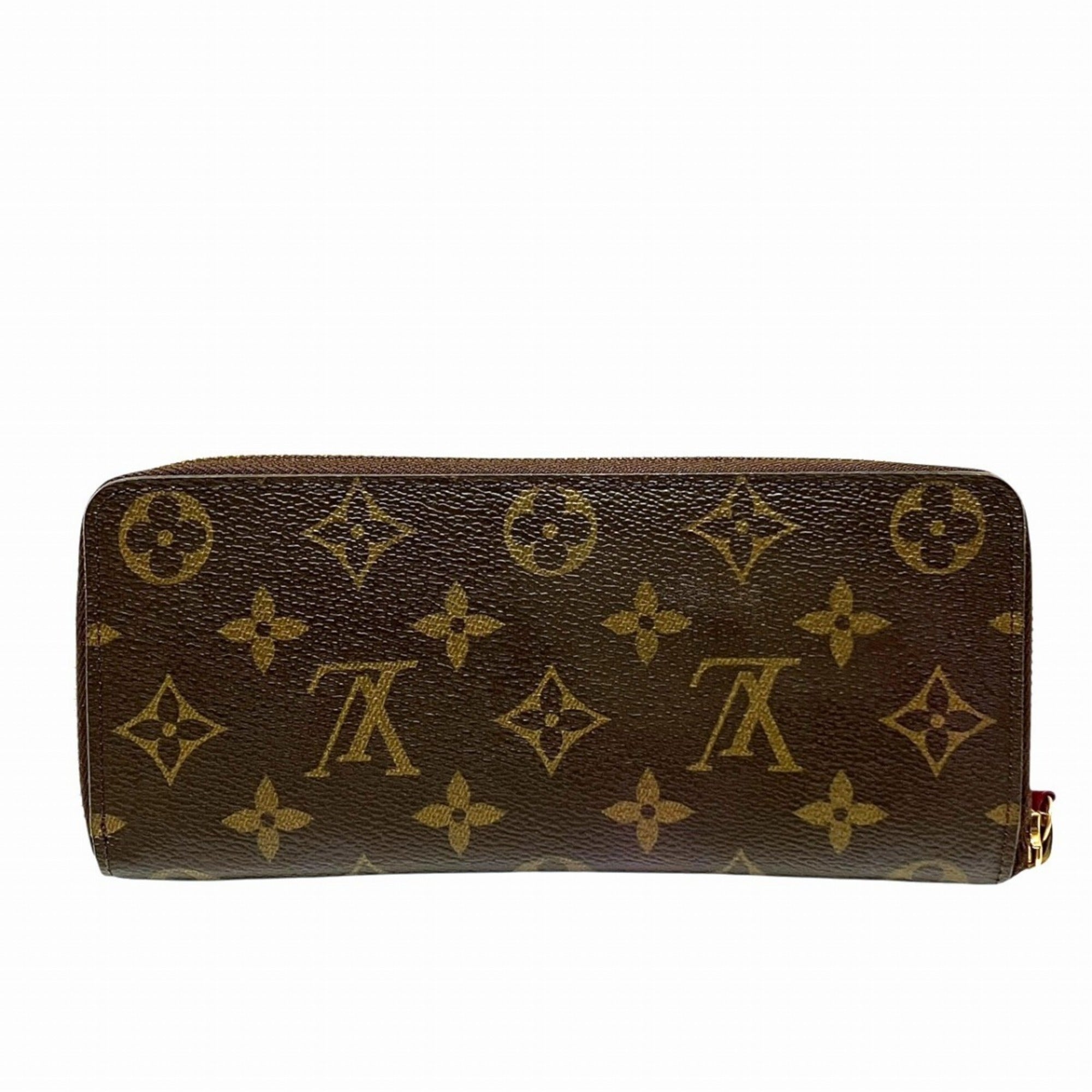 Louis Vuitton Monogram Fuchsia Monogram Long Wallet (Bi-Fold) (Pre-Owned)