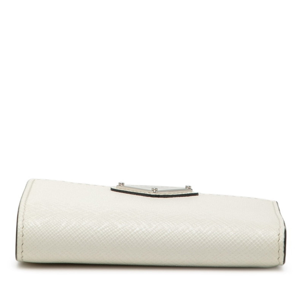 Prada White Leather Wallet (Bi-Fold) (Pre-Owned)