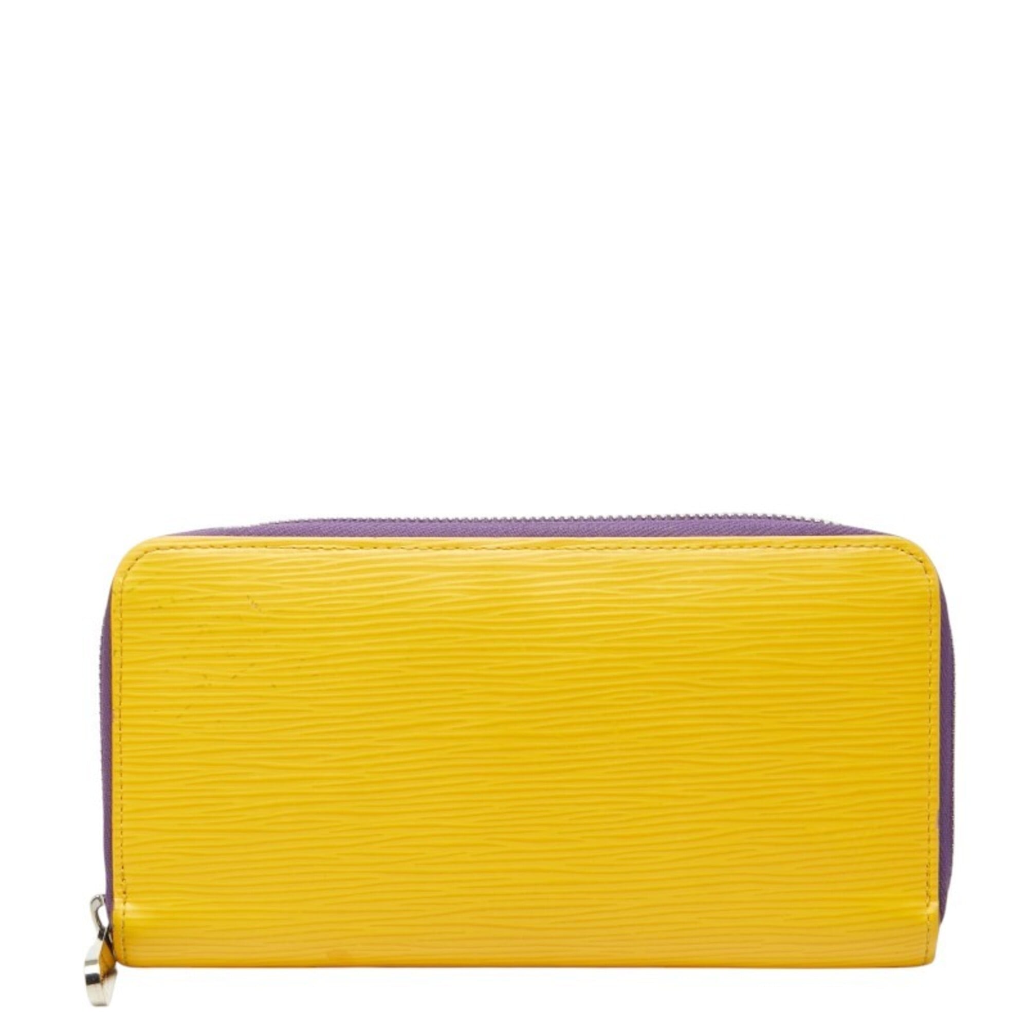 Louis Vuitton Citron Leather Long Wallet (Bi-Fold) (Pre-Owned)