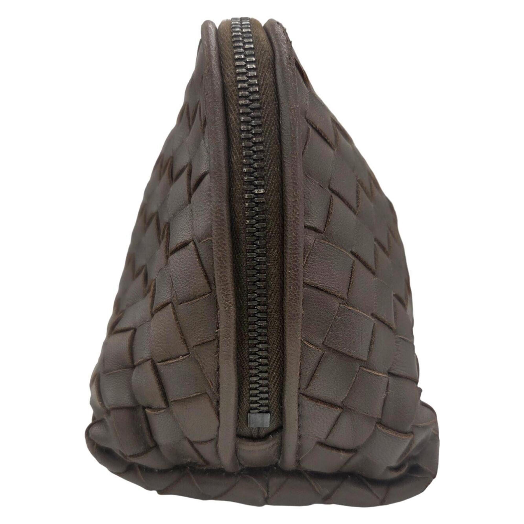 Bottega Veneta Brown Leather Pouch (Pre-Owned)