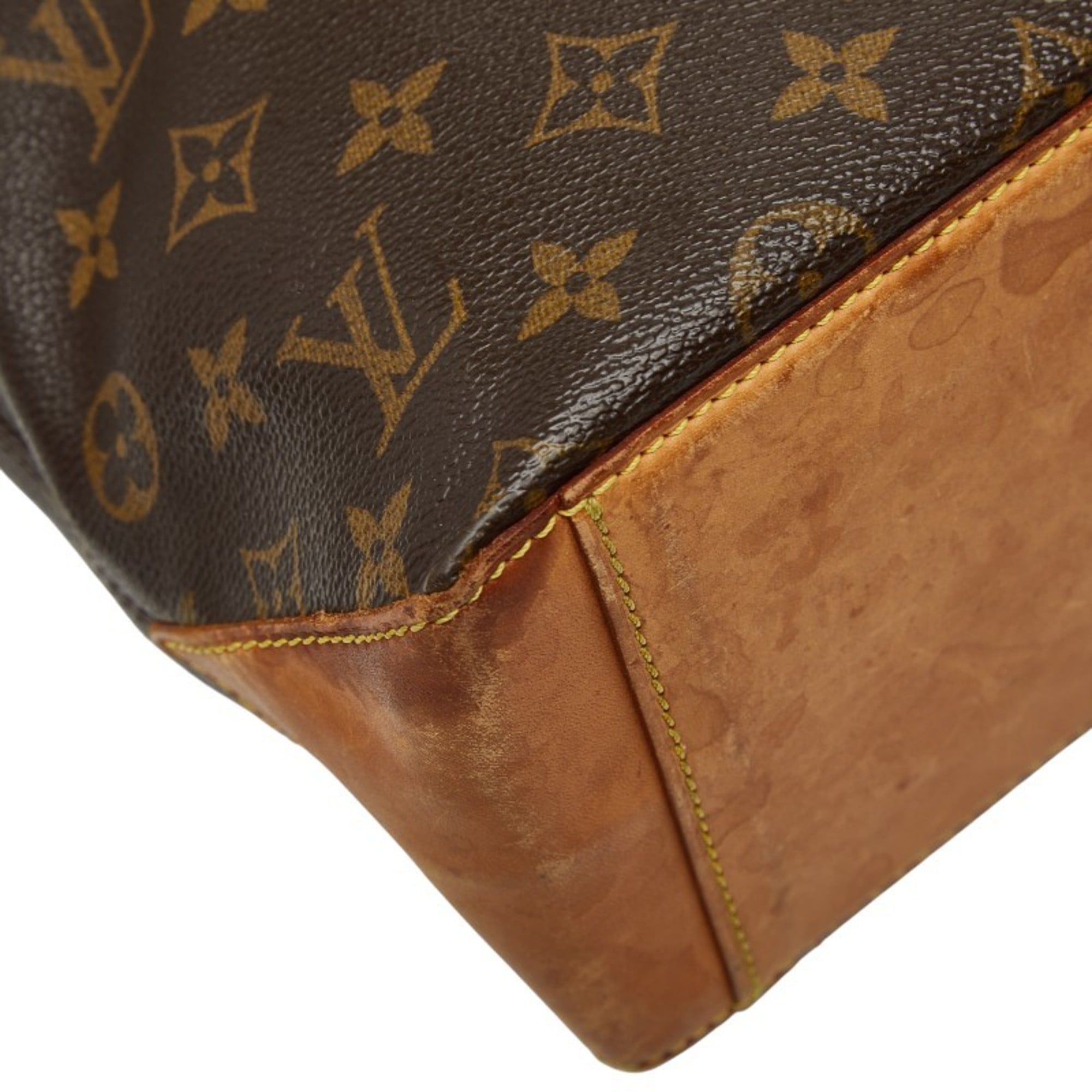 Louis Vuitton Brown Pvc Leather Shoulder Bag Tote Bag (Pre-Owned)