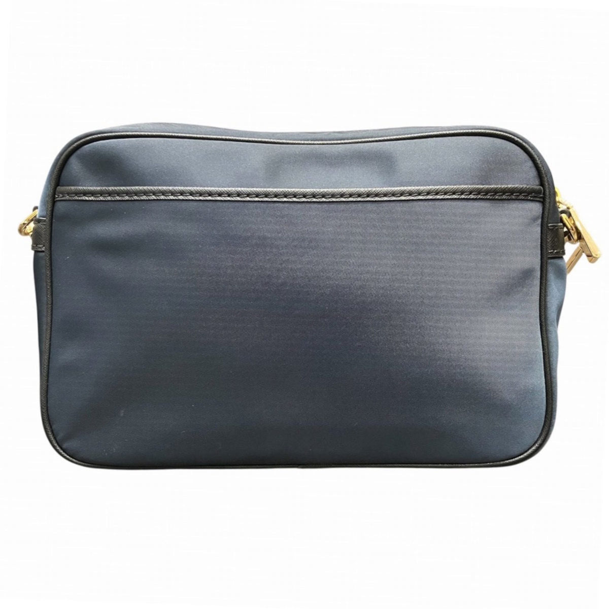 Michael Kors Navy Nylon Leather Shoulder Bag (Pre-Owned)