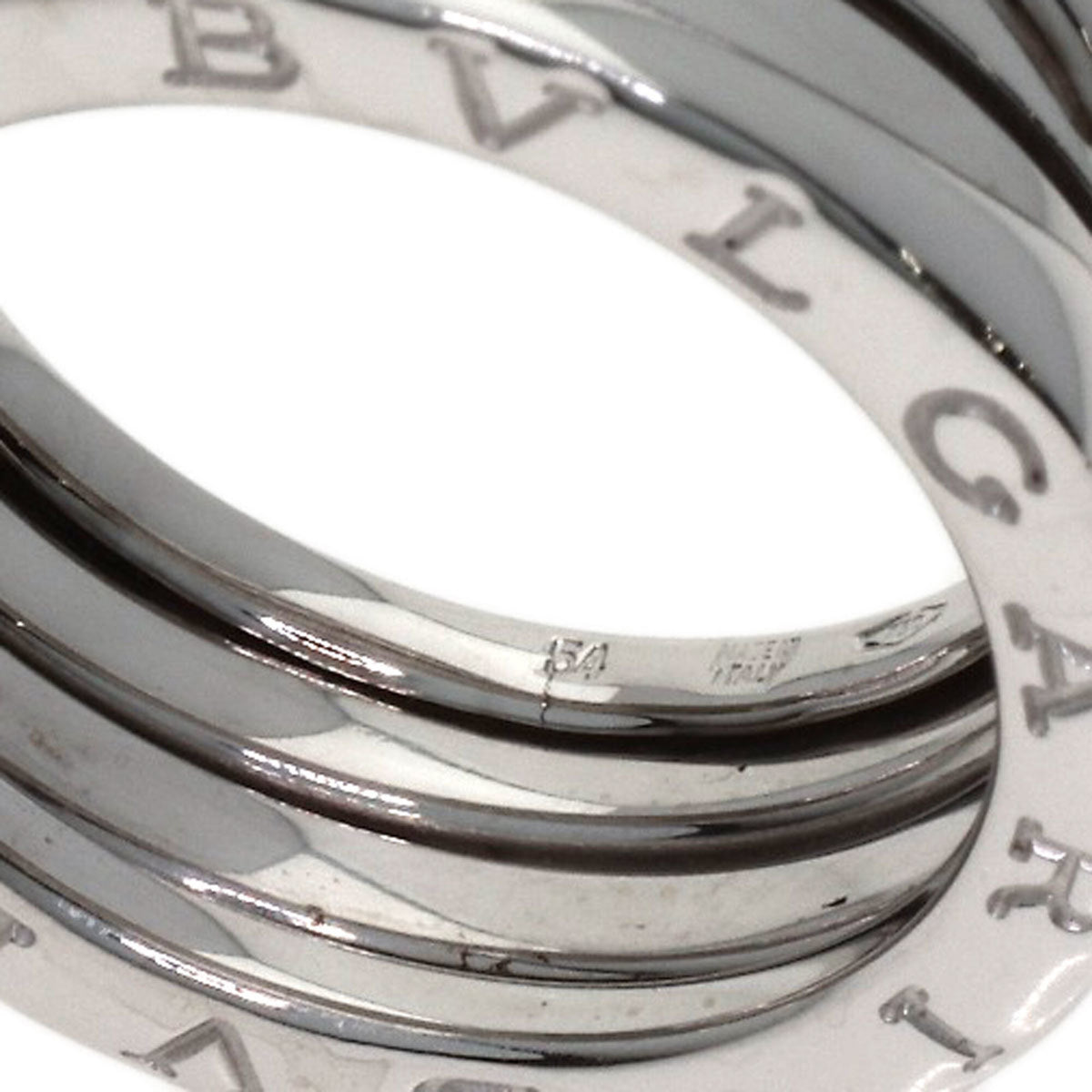 Bvlgari White Gold (18K) Band Ring (Pre-Owned)
