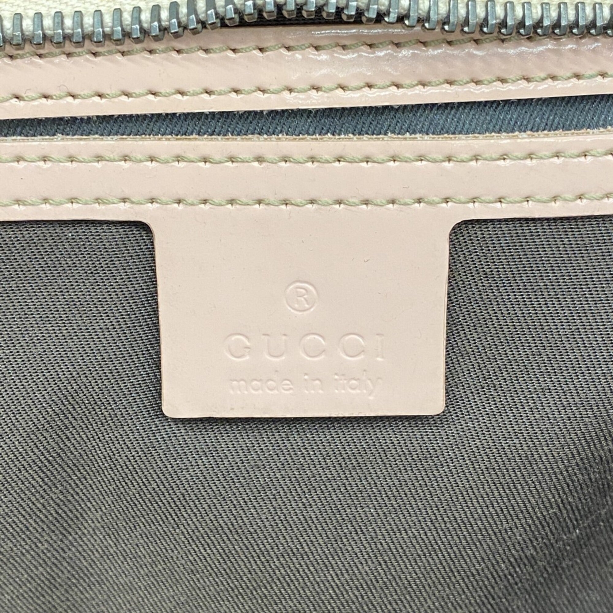 Gucci Brown Pink Pvc Tote Bag (Pre-Owned)