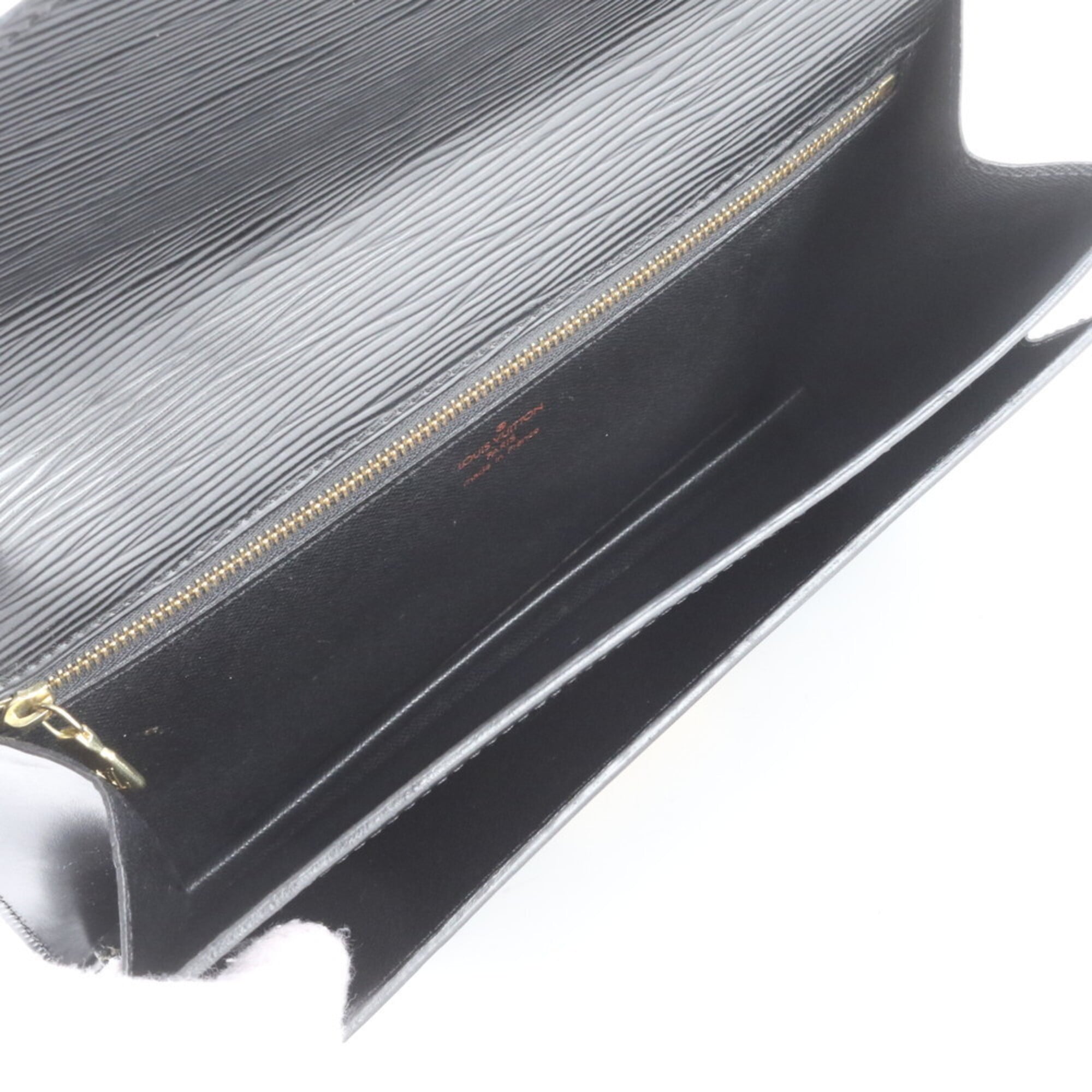 Louis Vuitton Epi Noir Leather Clutch Bag Handbag Pouch (Pre-Owned)