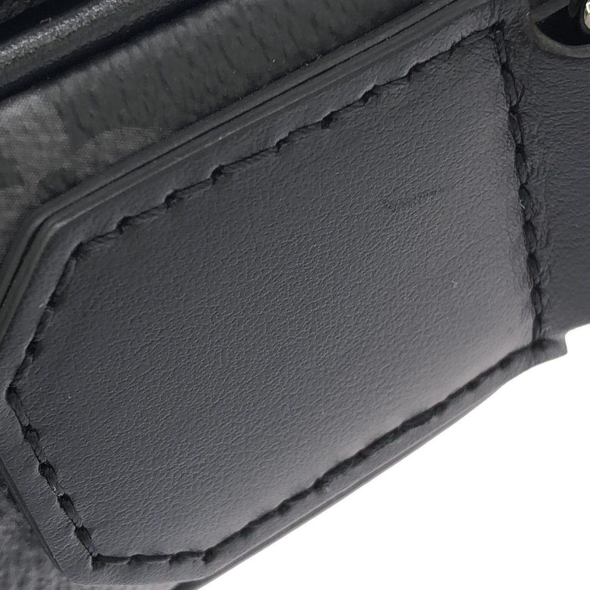 Louis Vuitton Black Coated Canvas Shoulder Bag (Pre-Owned)