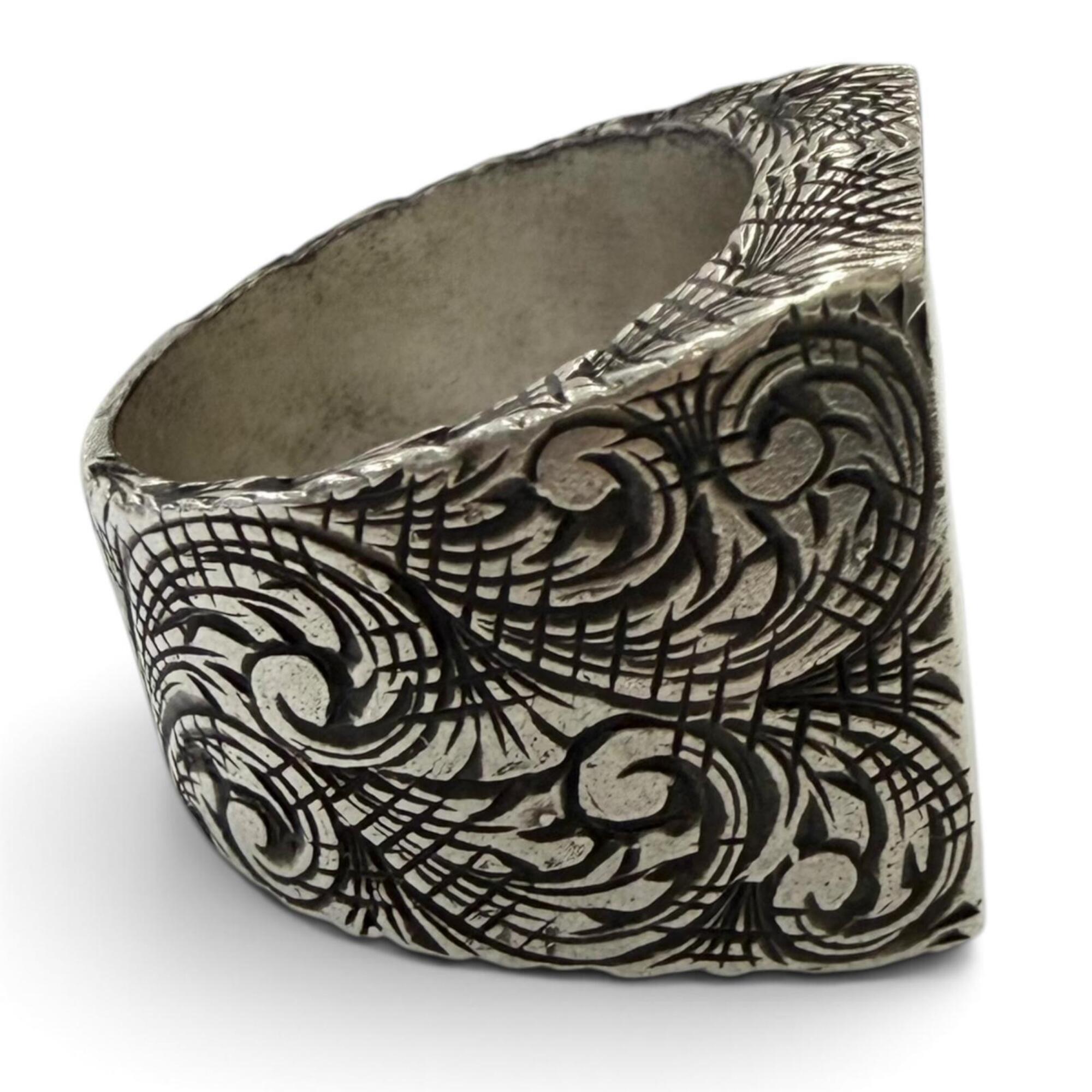 Gucci Silver Silver 925 Band Ring (Pre-Owned)