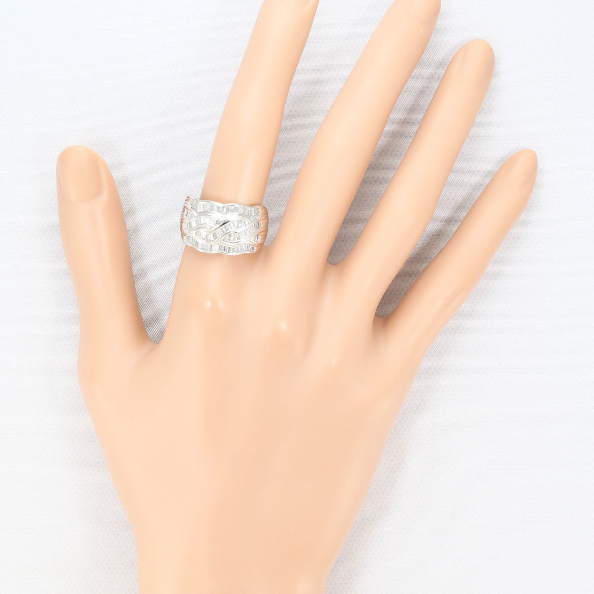 Unbranded Platinum Platinum 900 Band Ring (Pre-Owned)