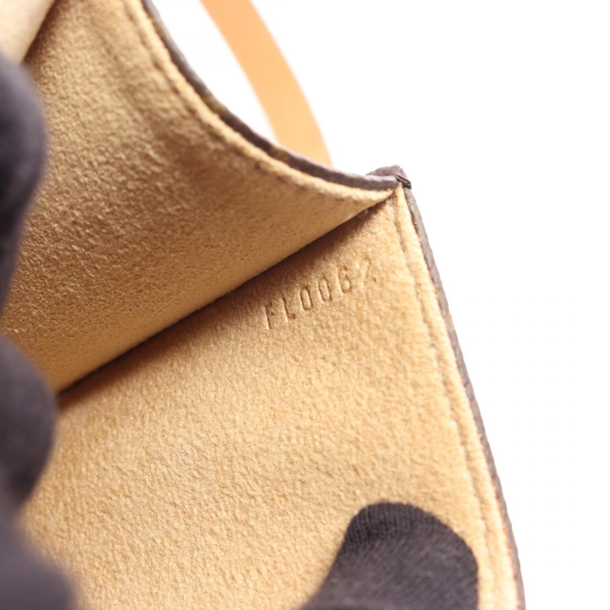 Louis Vuitton Brown Coated Canvas Pvc Monogram Leather Fanny Pack Handbag Sling Bag (Pre-Owned)