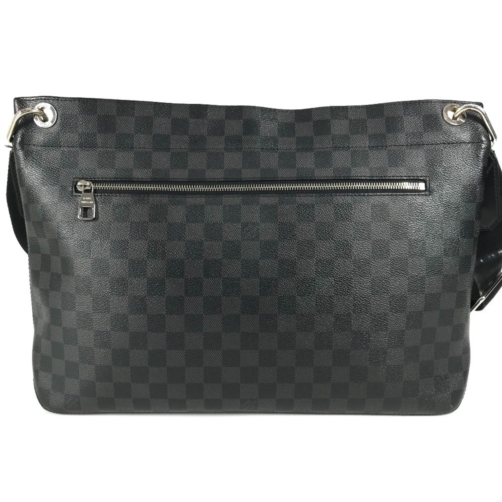 Louis Vuitton Black Damier Graphite Shoulder Bag (Pre-Owned)