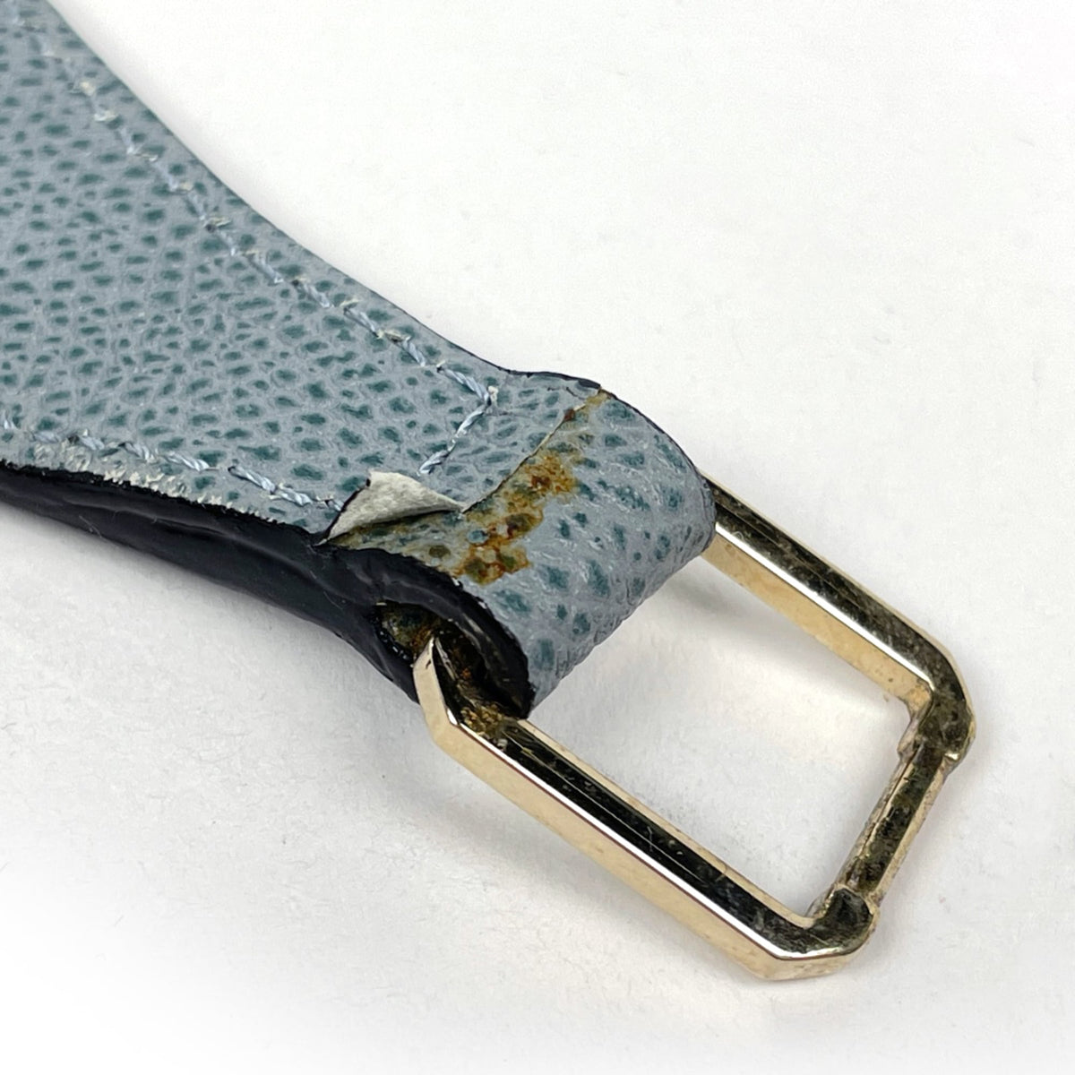 Valextra Blue Leather Shoulder Bag (Pre-Owned)