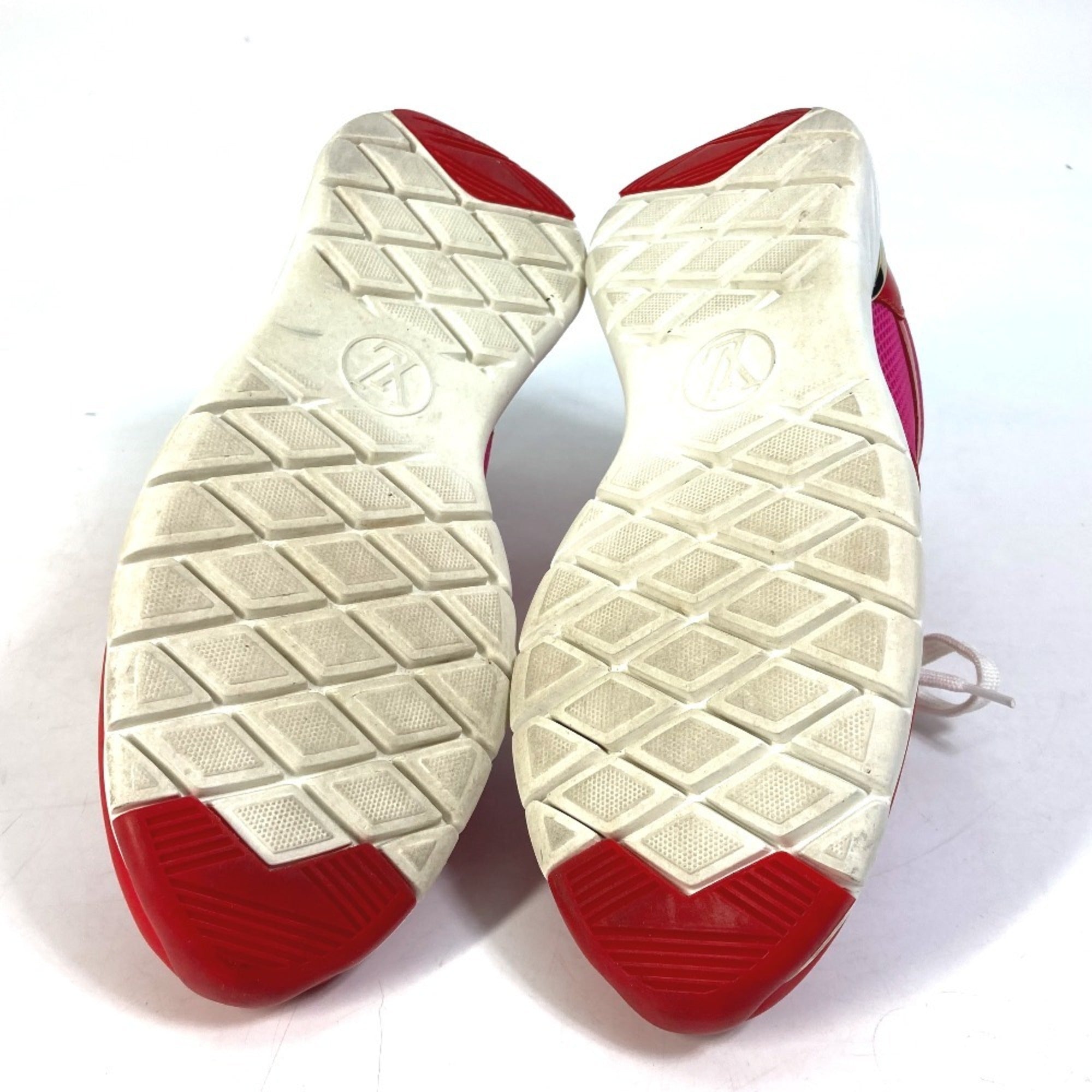 Louis Vuitton Pink Red Color Sneakers (Pre-Owned)