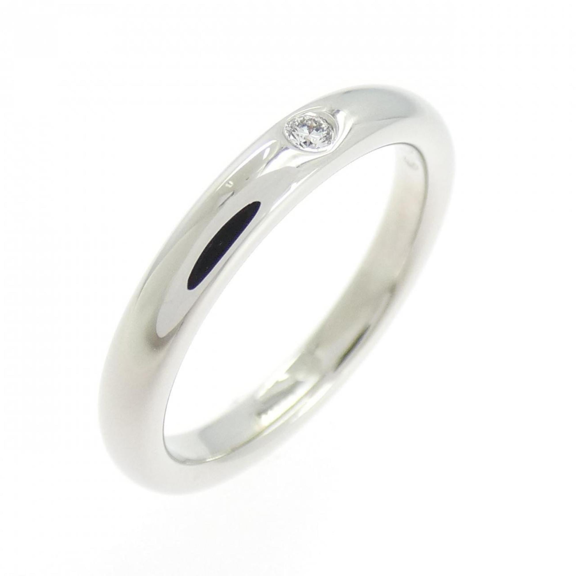 Tiffany Platinum Platinum 950 Band Ring (Pre-Owned)
