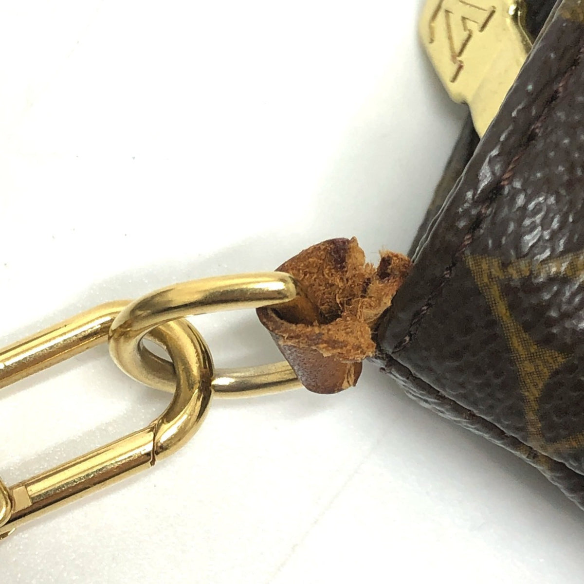 Louis Vuitton Brown Monogram Pochette Pouch (Pre-Owned)